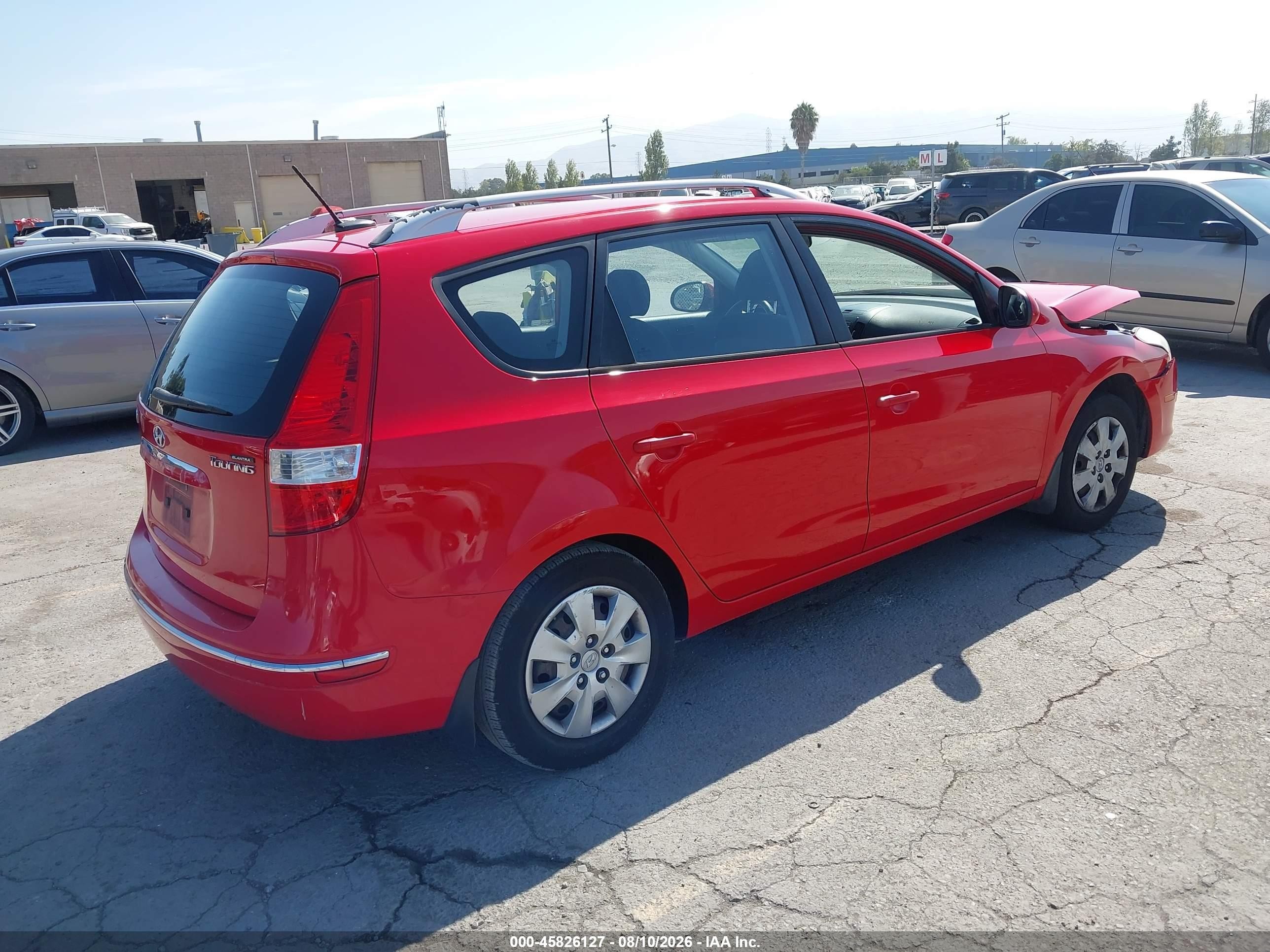 2011 Hyundai Elantra Touring Gls Red vin: KMHDC8AE8BU086862