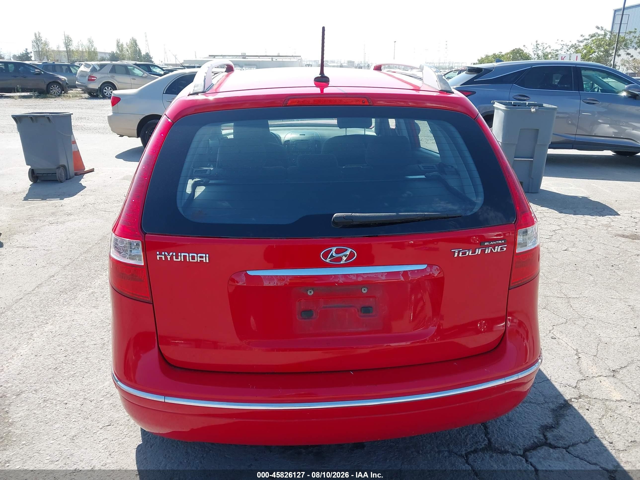 2011 Hyundai Elantra Touring Gls Red vin: KMHDC8AE8BU086862