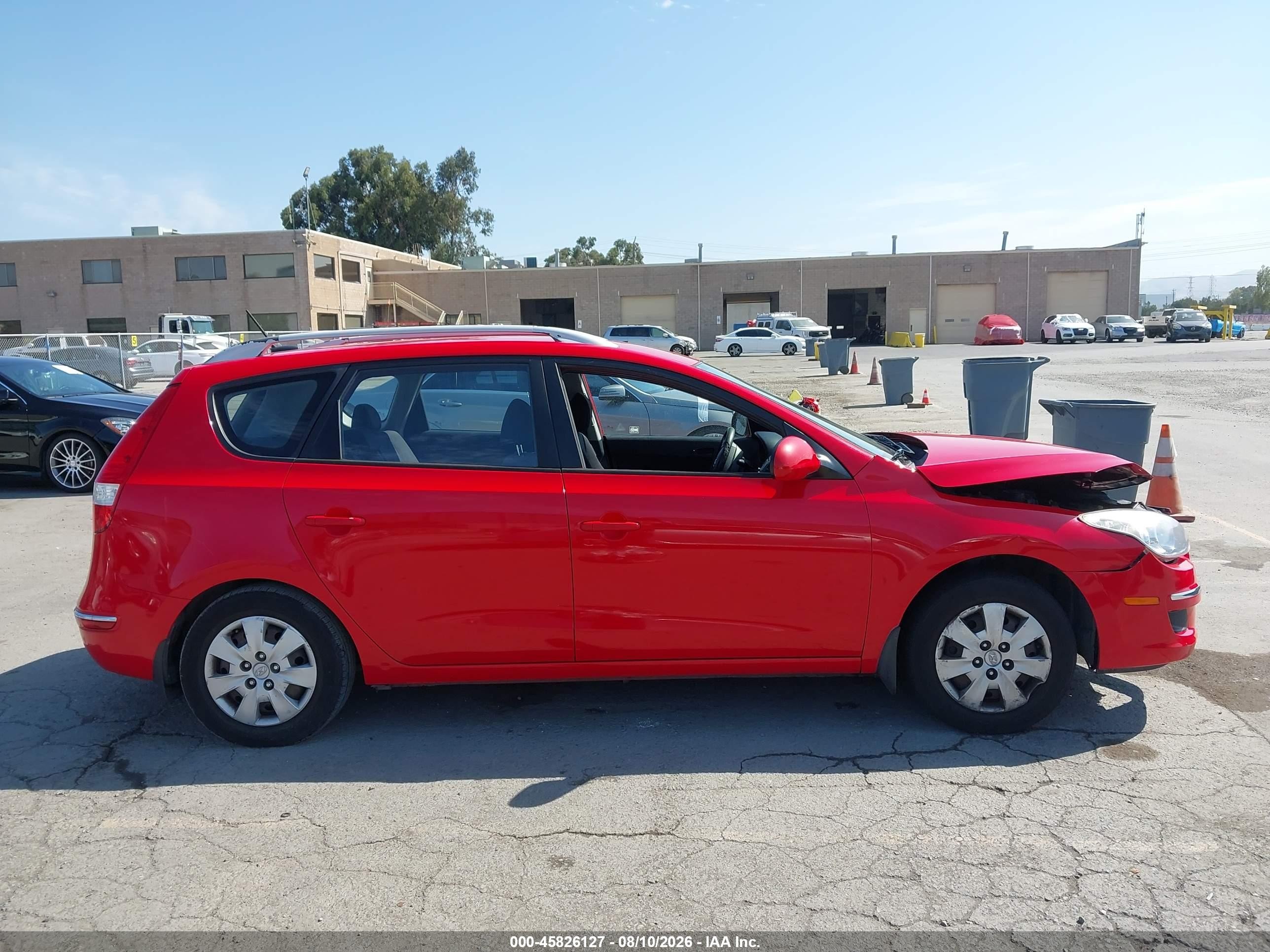 2011 Hyundai Elantra Touring Gls Red vin: KMHDC8AE8BU086862