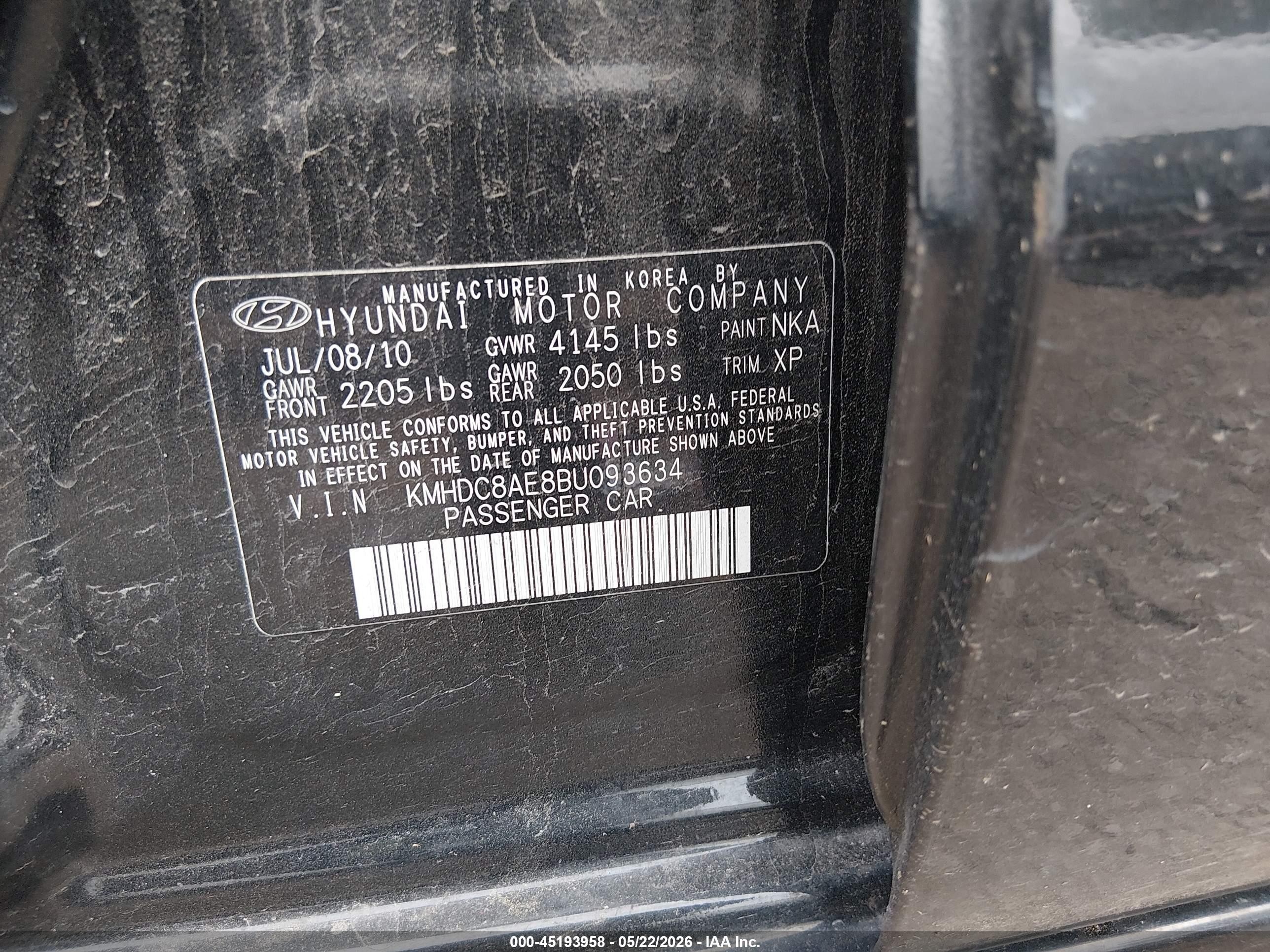 2011 Hyundai Elantra Touring Se Black vin: KMHDC8AE8BU093634