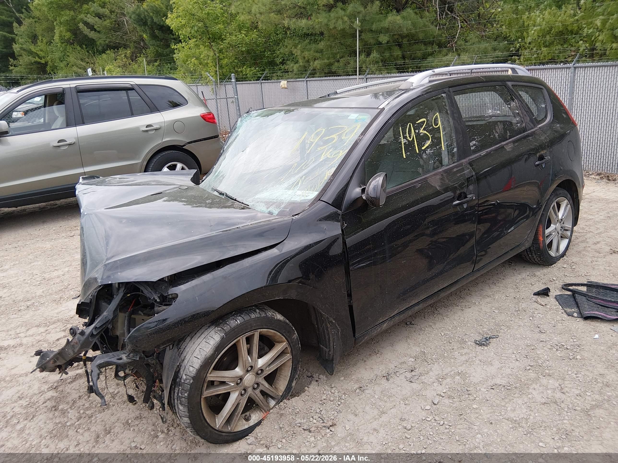 2011 Hyundai Elantra Touring Se Black vin: KMHDC8AE8BU093634