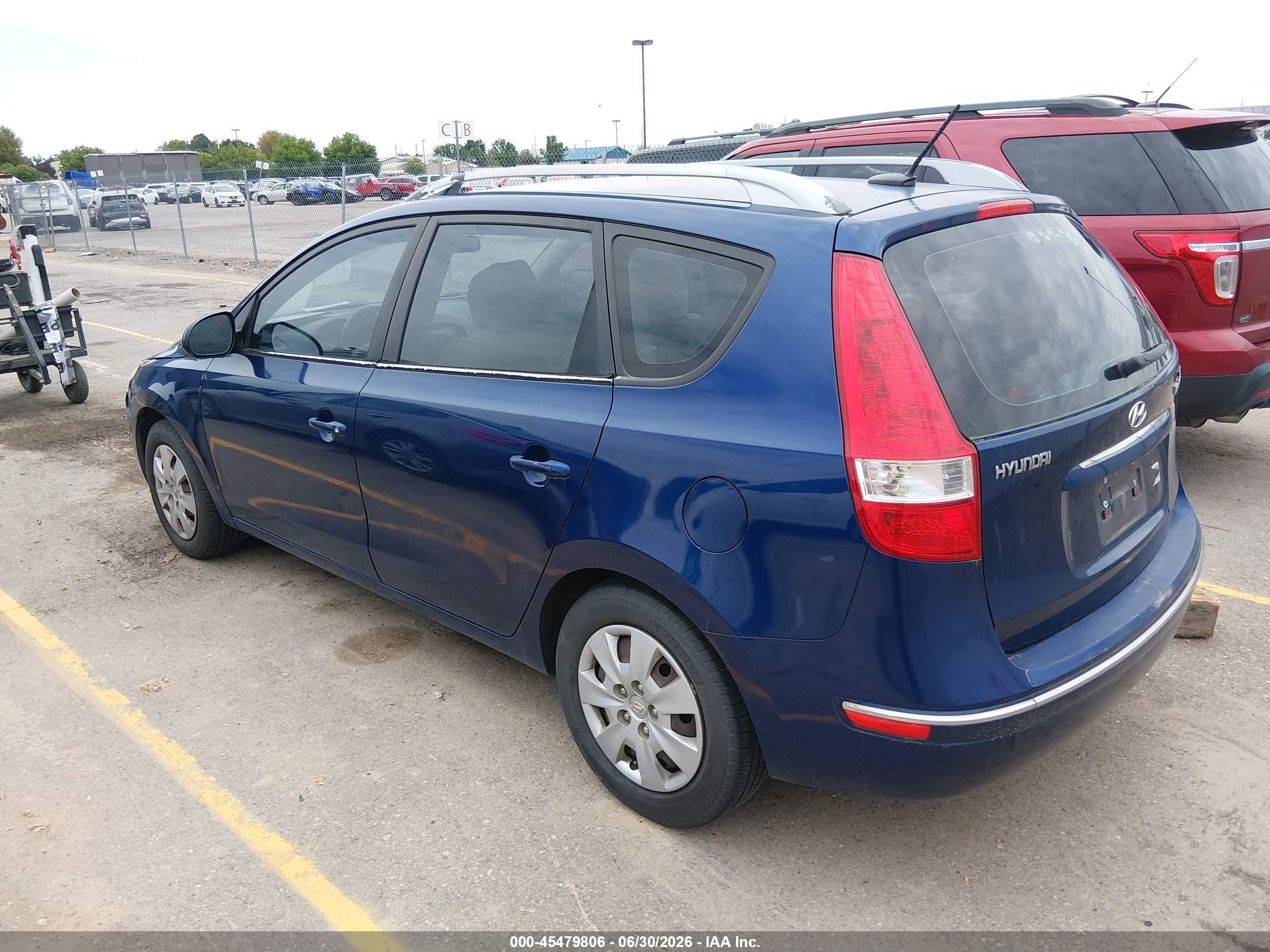 2011 Hyundai Elantra Touring Gls Blue vin: KMHDC8AE8BU102204