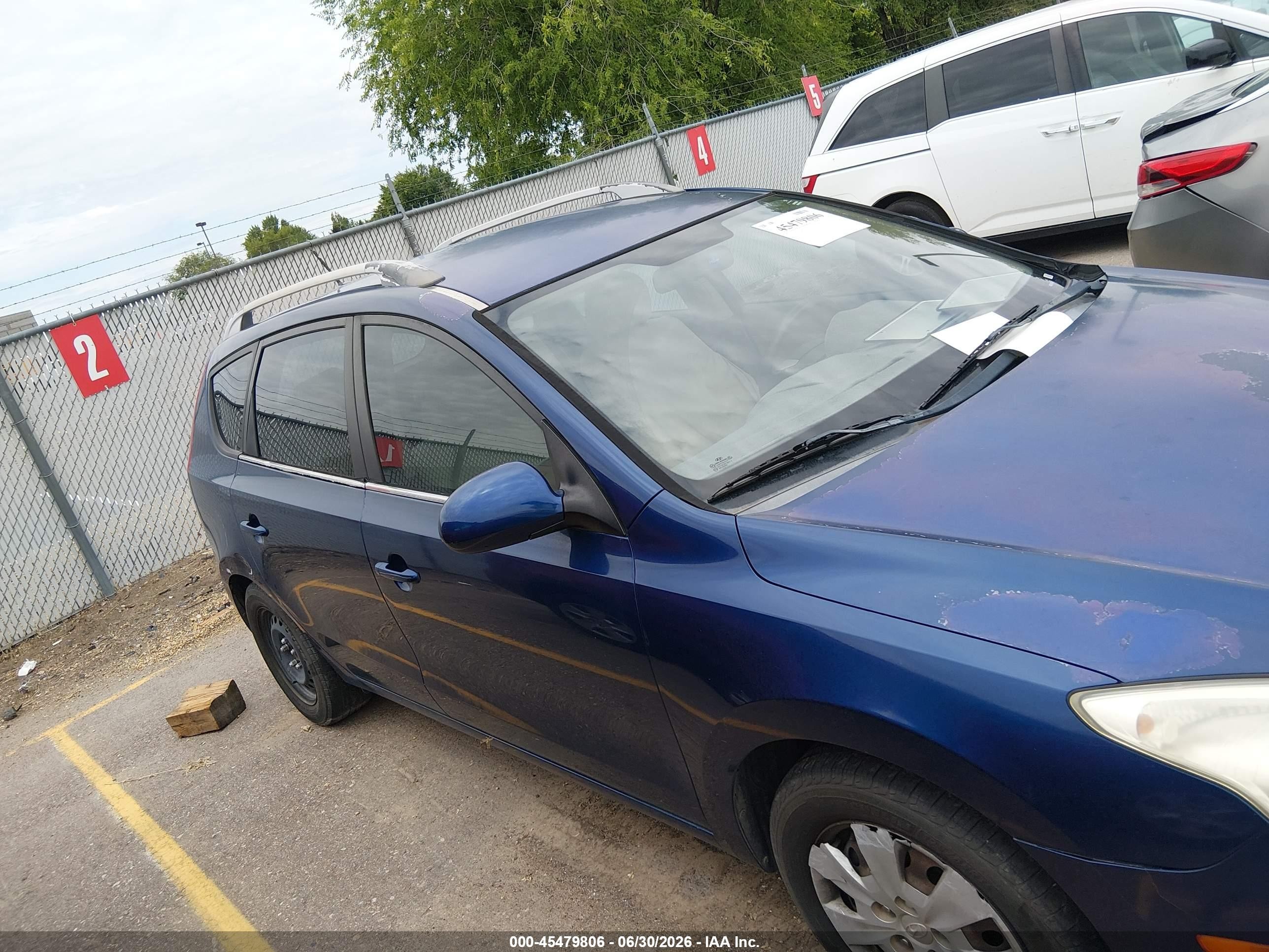 2011 Hyundai Elantra Touring Gls Blue vin: KMHDC8AE8BU102204