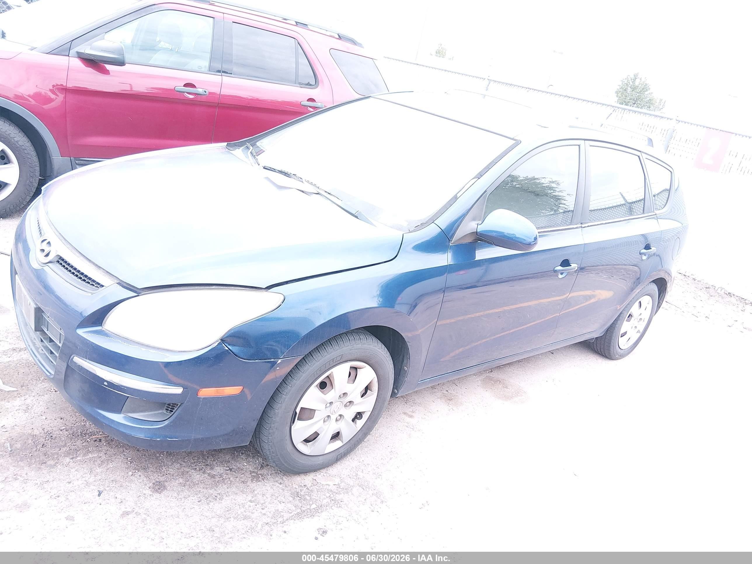 2011 Hyundai Elantra Touring Gls Blue vin: KMHDC8AE8BU102204