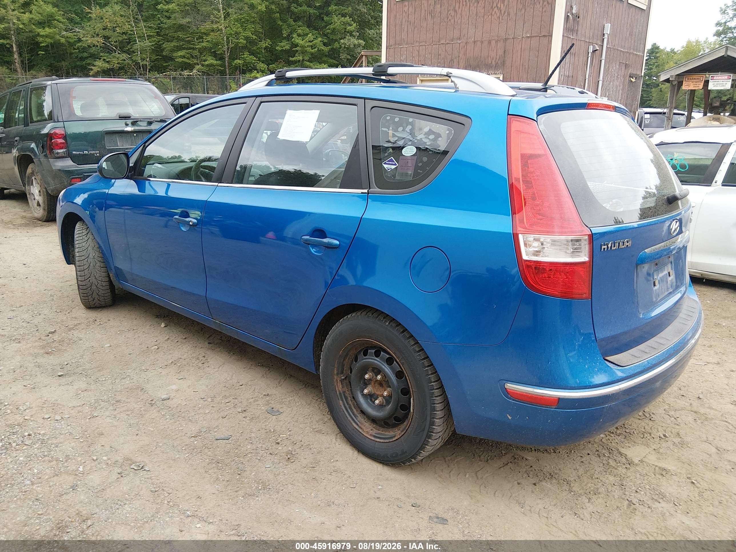 2011 Hyundai Elantra Touring Se Blue vin: KMHDC8AE9BU098051