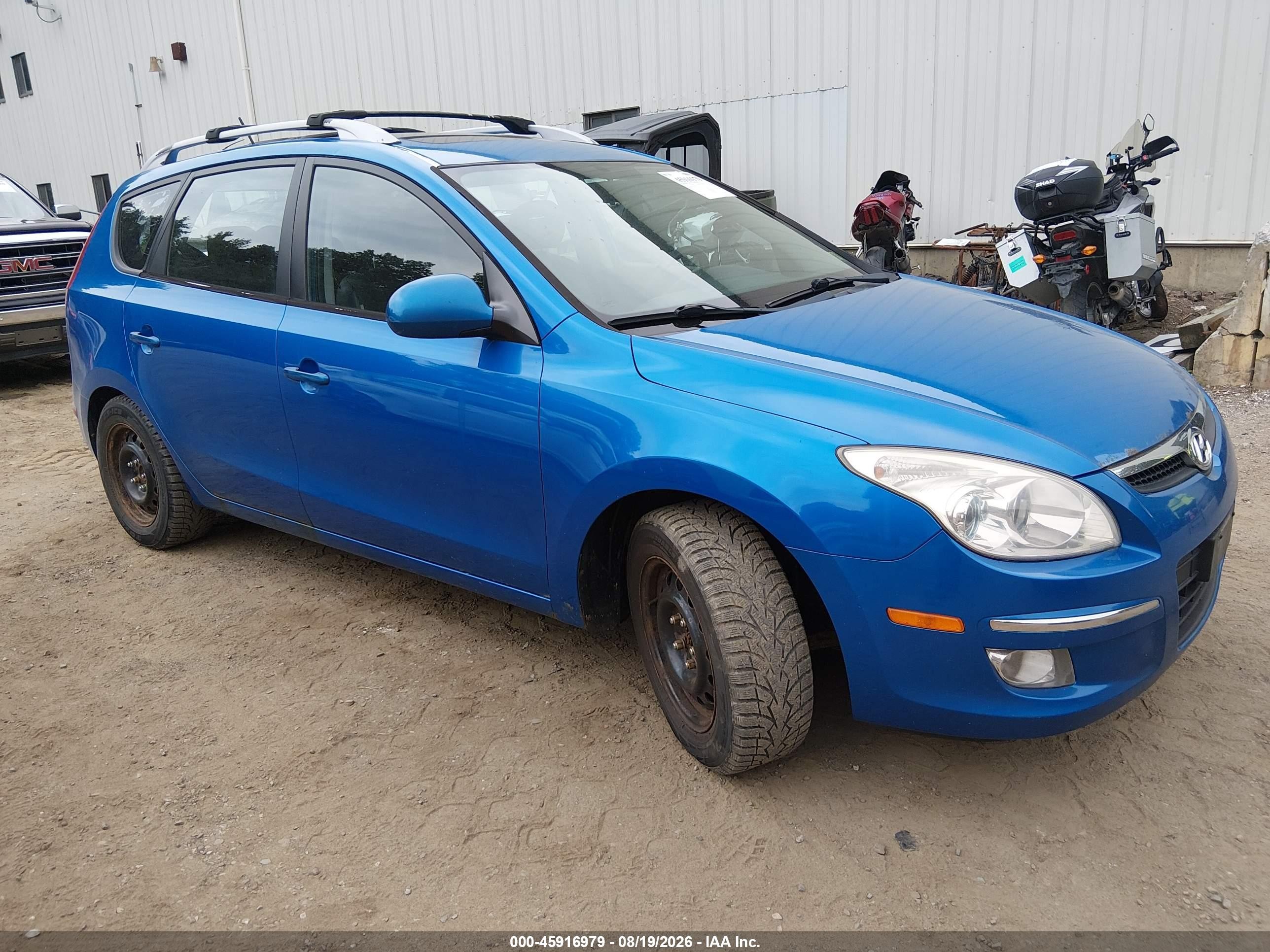 2011 Hyundai Elantra Touring Se Blue vin: KMHDC8AE9BU098051