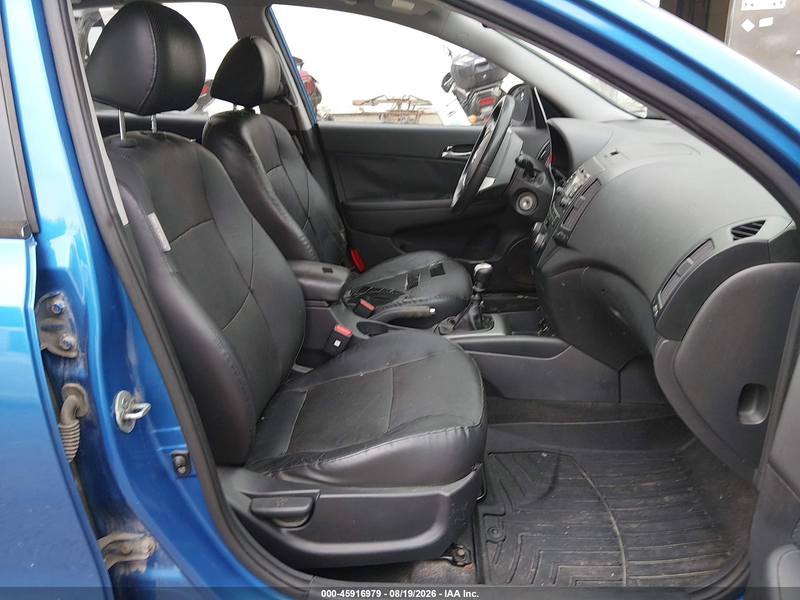 2011 Hyundai Elantra Touring Se Blue vin: KMHDC8AE9BU098051