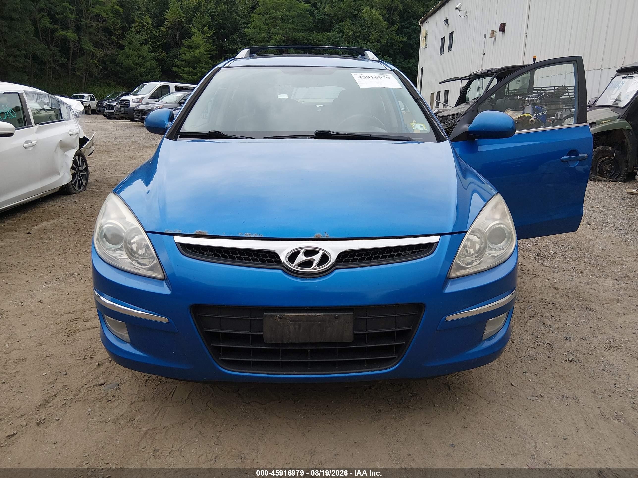 2011 Hyundai Elantra Touring Se Blue vin: KMHDC8AE9BU098051