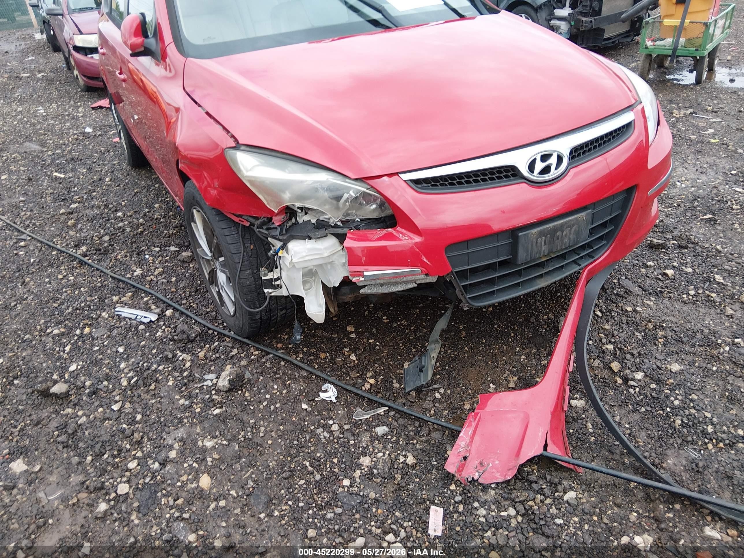 2012 Hyundai Elantra Touring Se Red vin: KMHDC8AE9CU143023