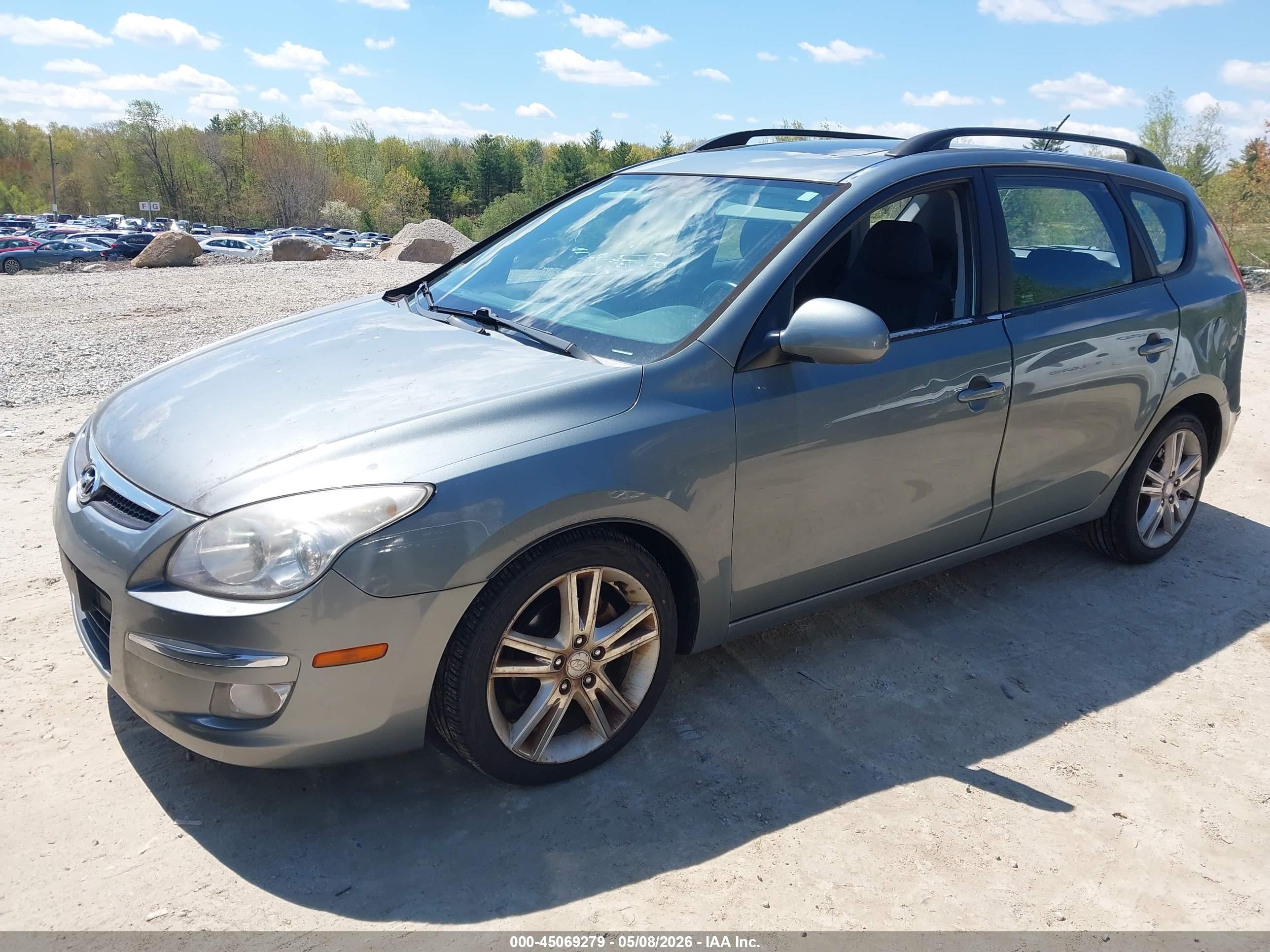 2010 Hyundai Elantra Touring Se Серый vin: KMHDC8AEXAU070242