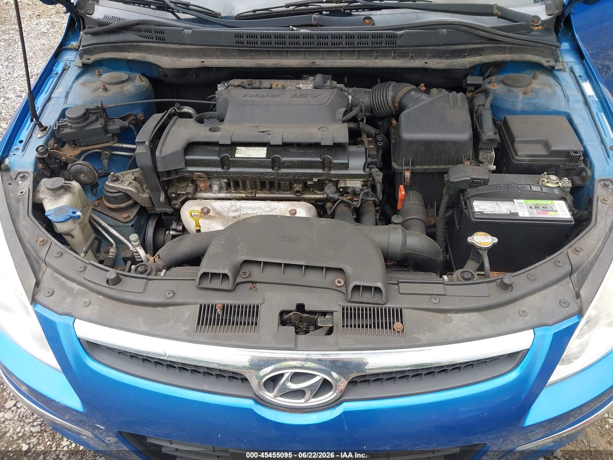 2010 Hyundai Elantra Touring Se Blue vin: KMHDC8AEXAU076509