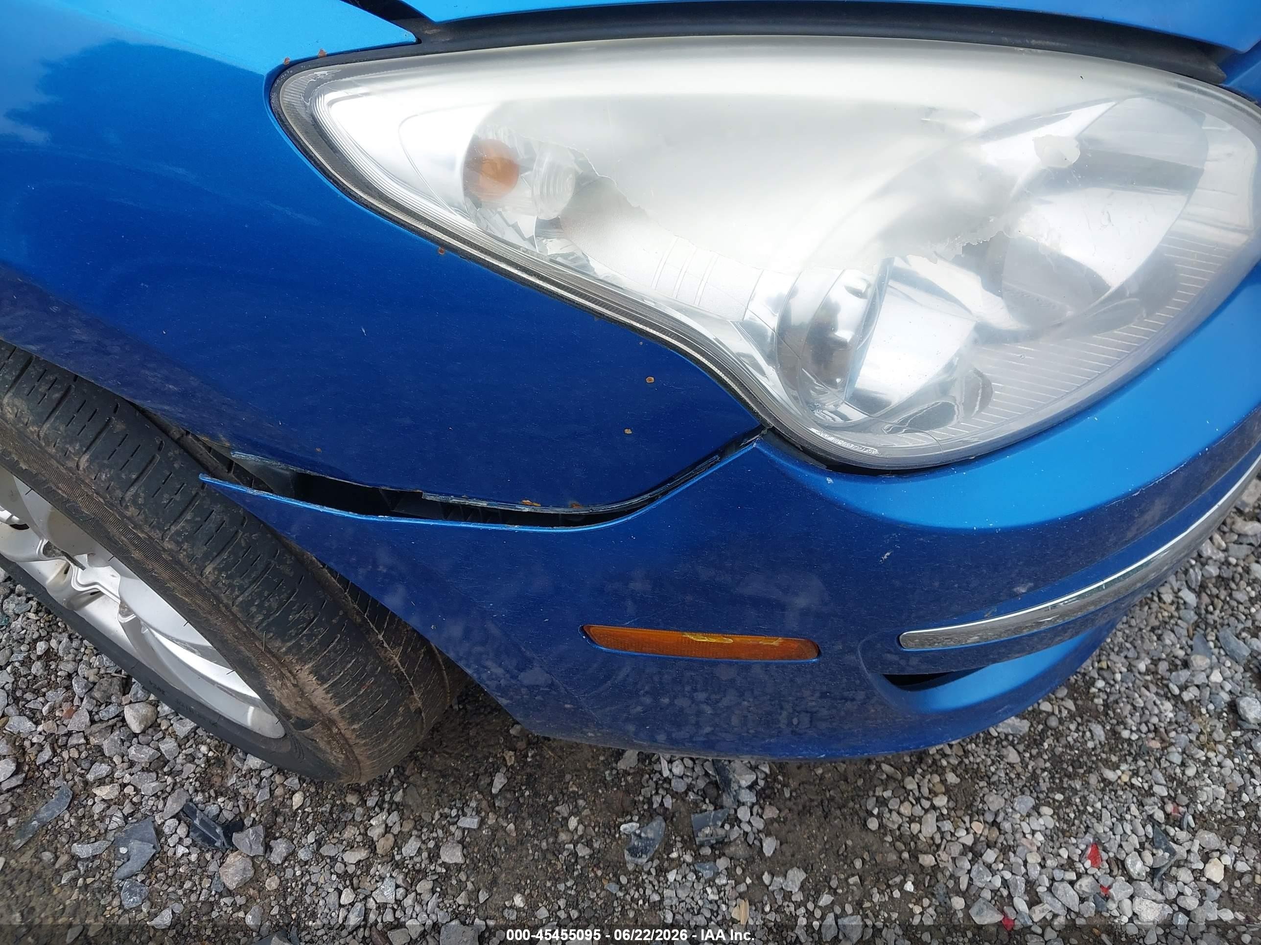 2010 Hyundai Elantra Touring Se Blue vin: KMHDC8AEXAU076509