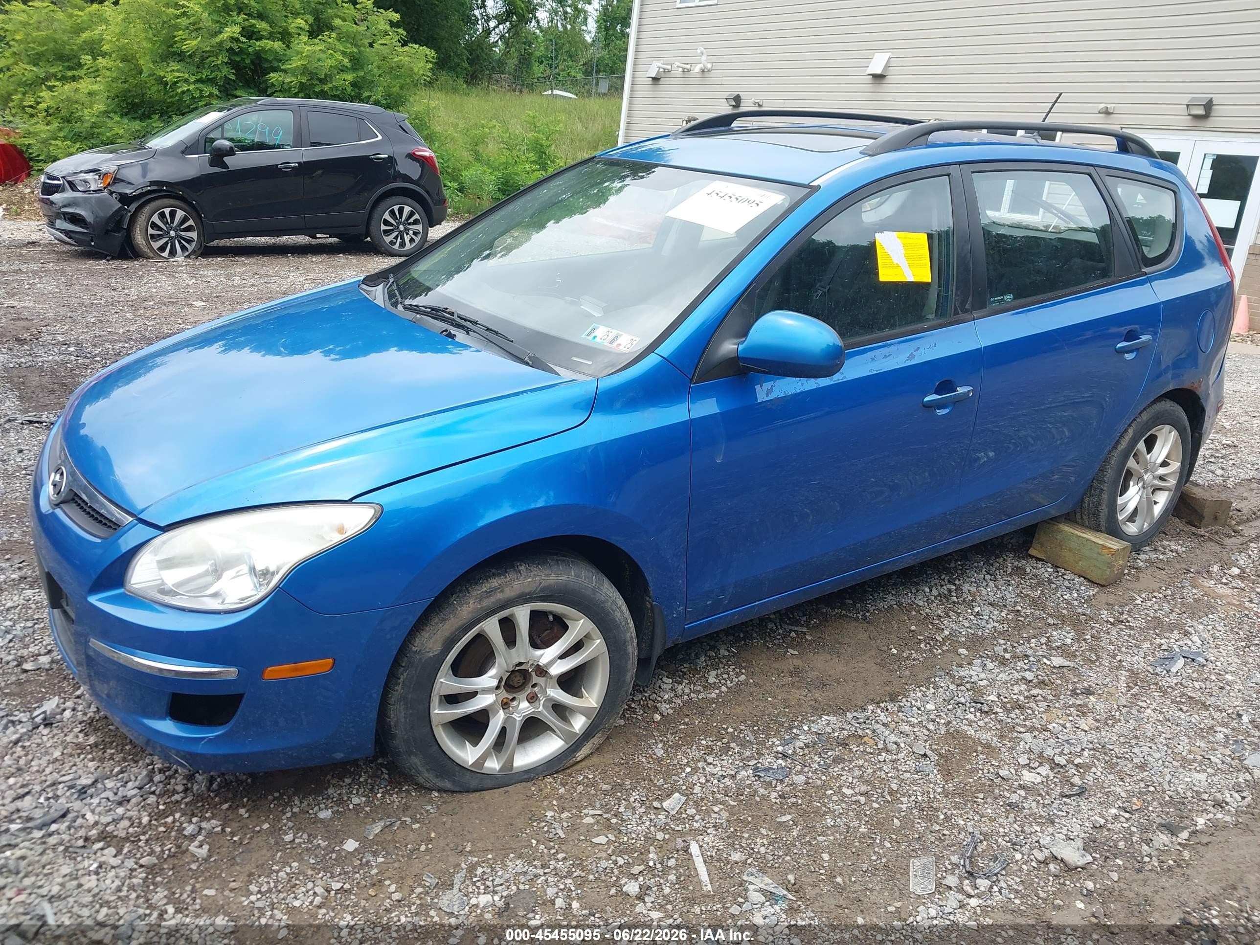 2010 Hyundai Elantra Touring Se Blue vin: KMHDC8AEXAU076509