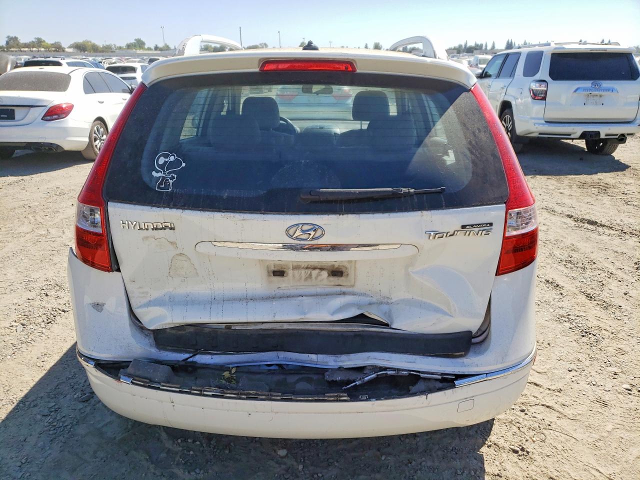 2011 Hyundai Elantra Touring Gls White vin: KMHDC8AEXBU102298