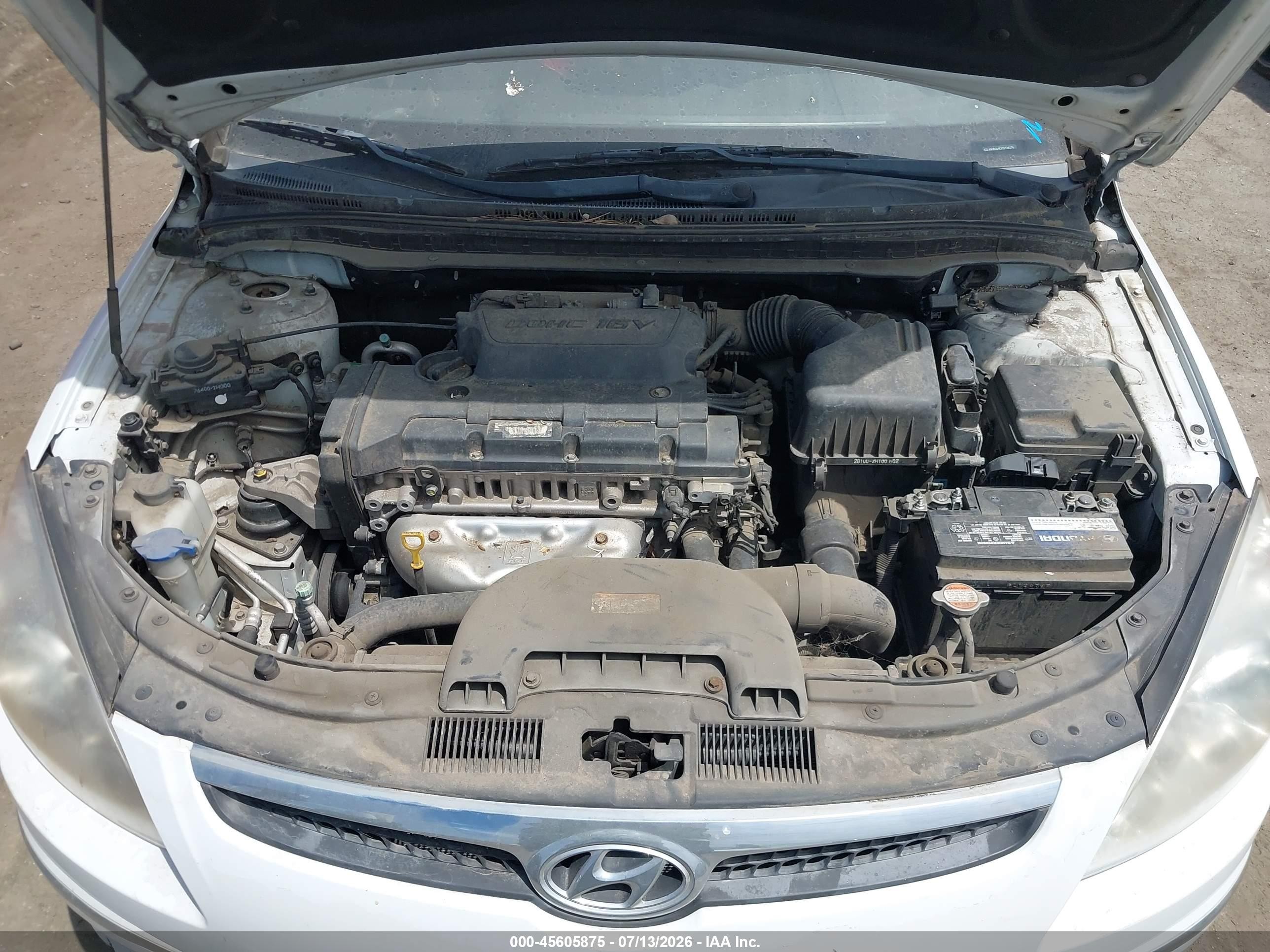 2012 Hyundai Elantra Touring Se Белый vin: KMHDC8AEXCU128174