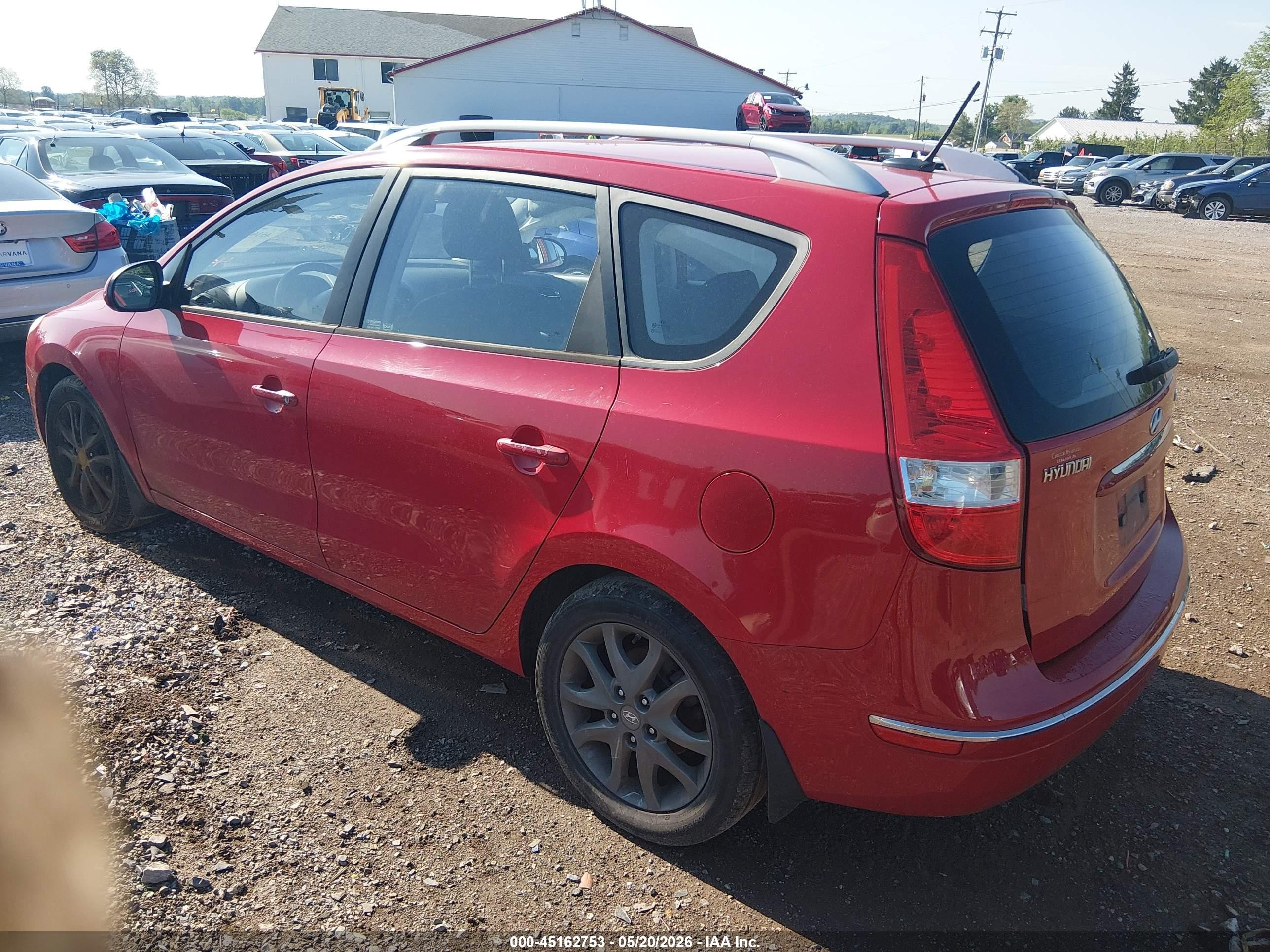 2012 Hyundai Elantra Touring Gls Красный vin: KMHDC8AEXCU151146