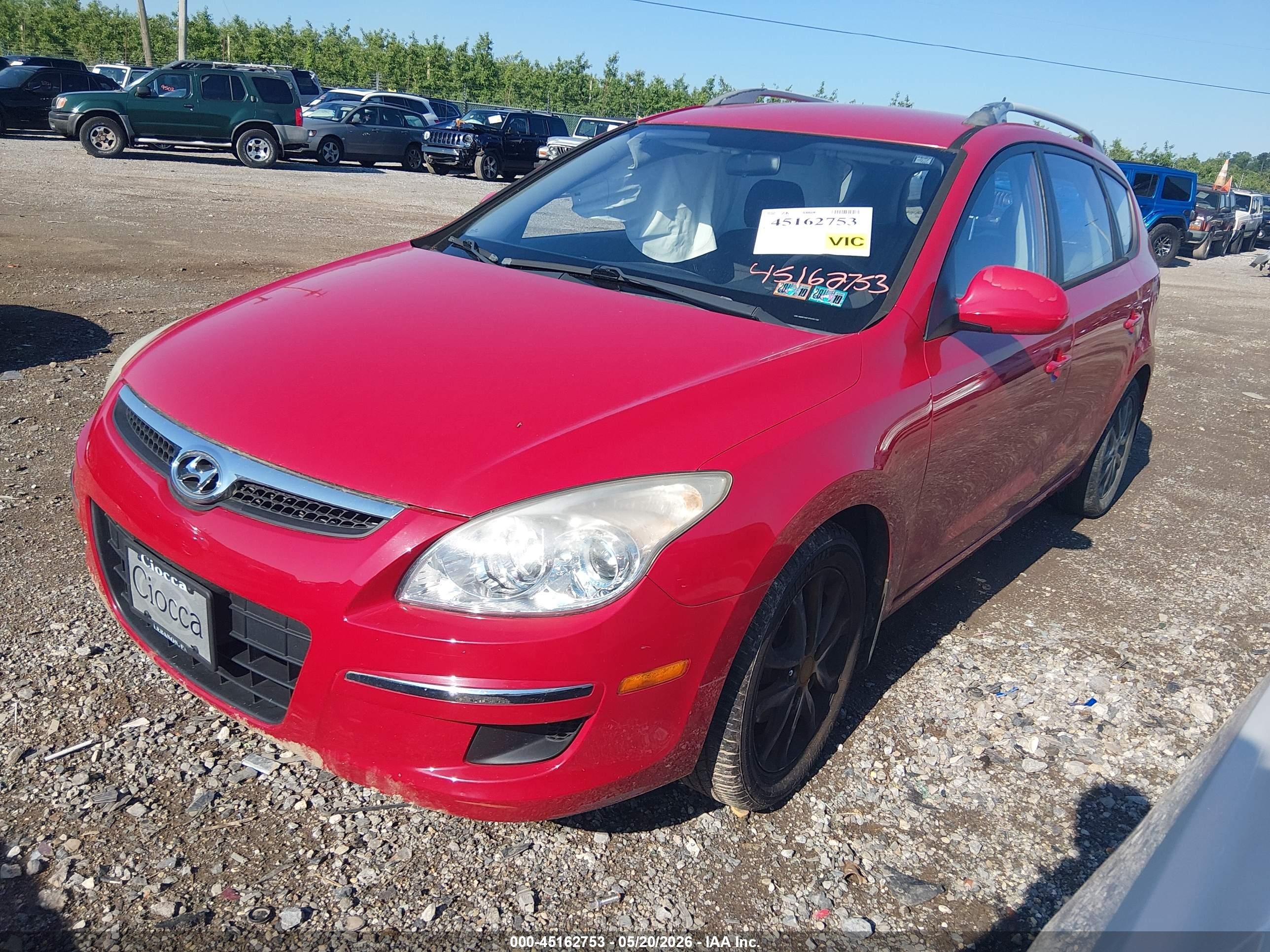 2012 Hyundai Elantra Touring Gls Красный vin: KMHDC8AEXCU151146