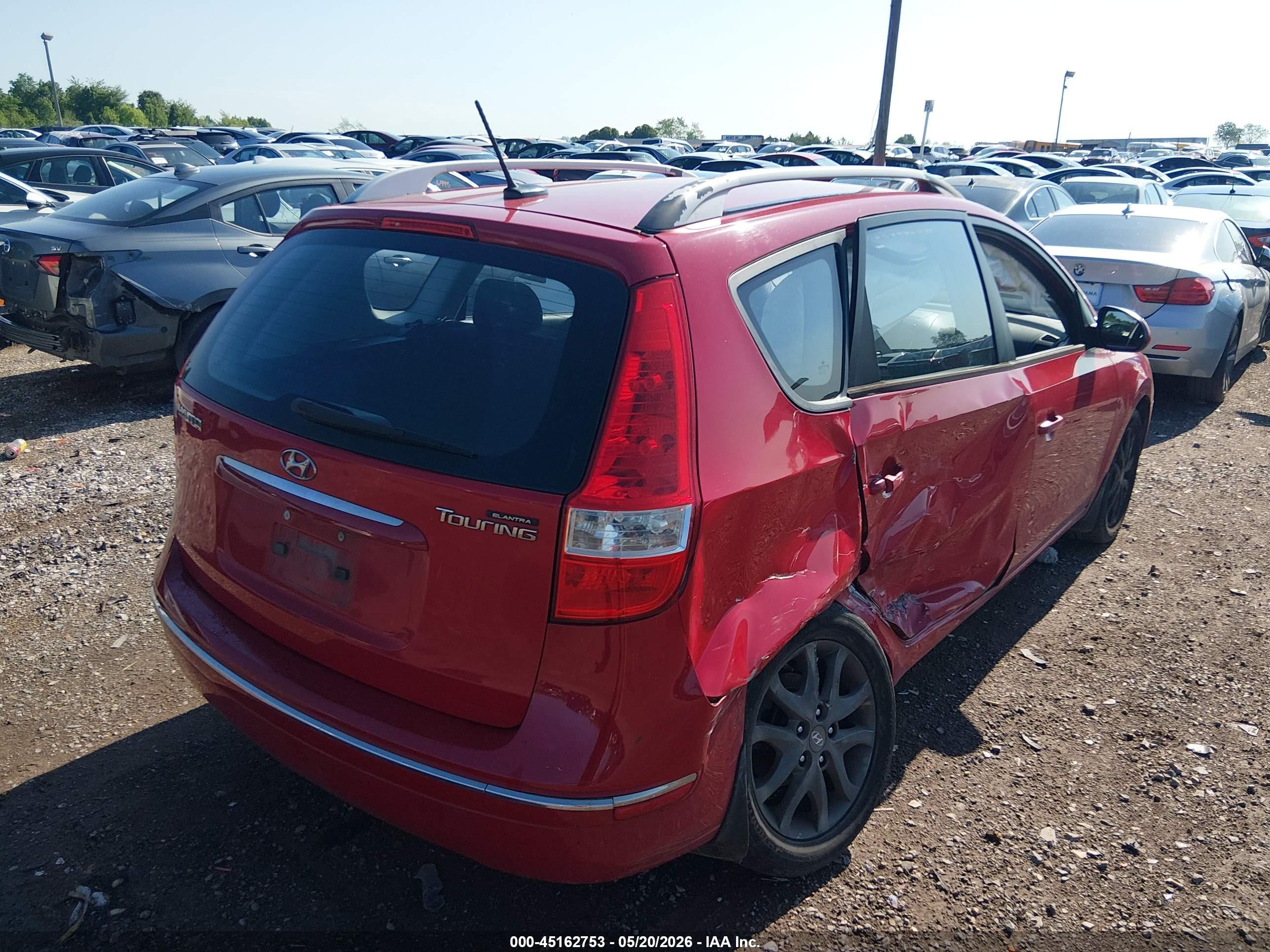 2012 Hyundai Elantra Touring Gls Красный vin: KMHDC8AEXCU151146
