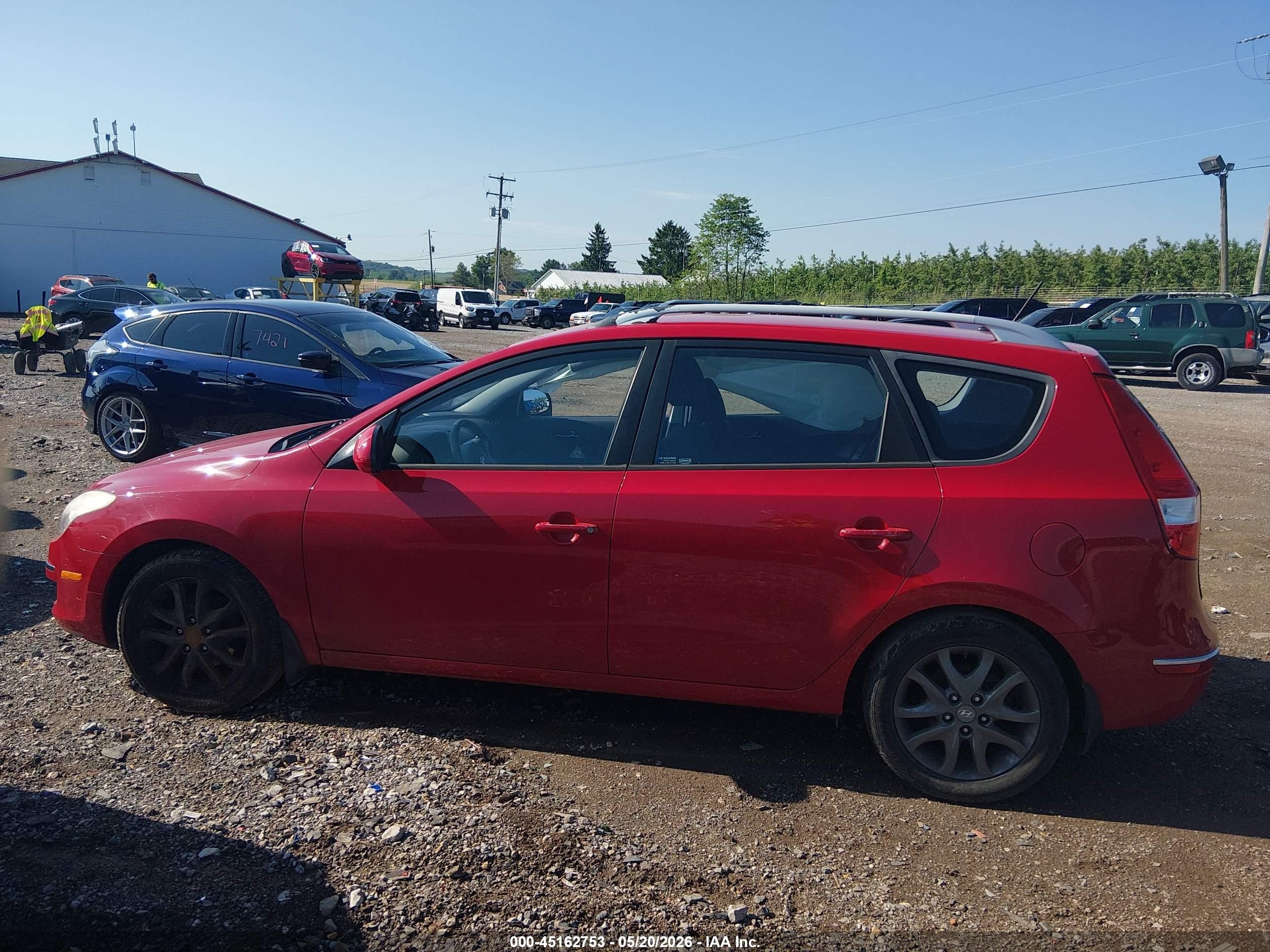 2012 Hyundai Elantra Touring Gls Красный vin: KMHDC8AEXCU151146