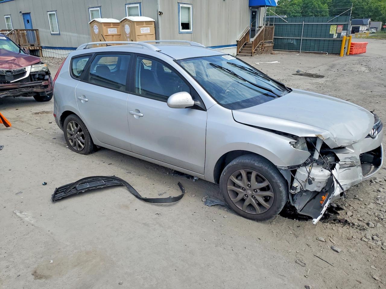 2012 Hyundai Elantra Touring Gls Silver vin: KMHDC8AEXCU155794