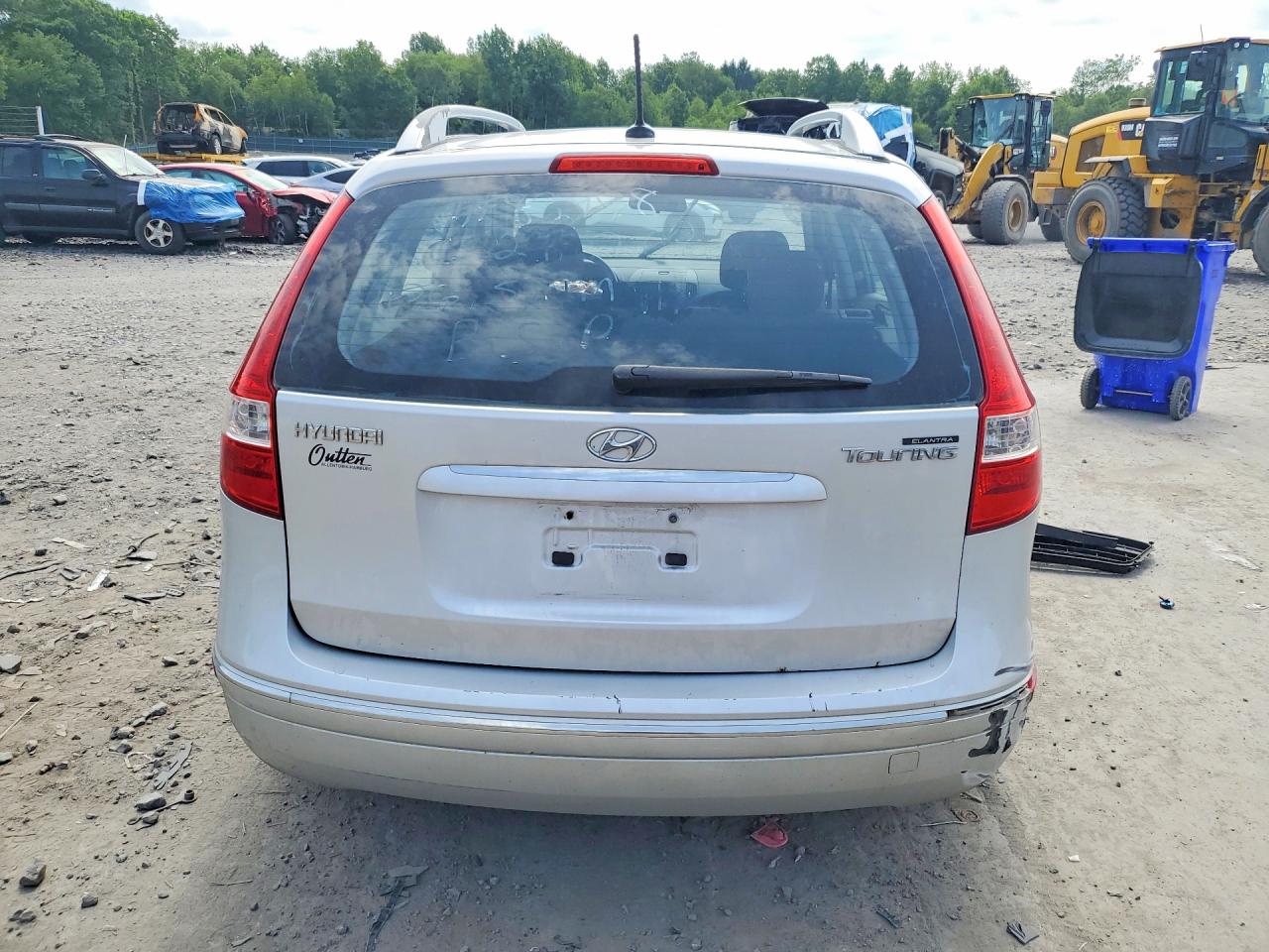 2012 Hyundai Elantra Touring Gls Silver vin: KMHDC8AEXCU155794