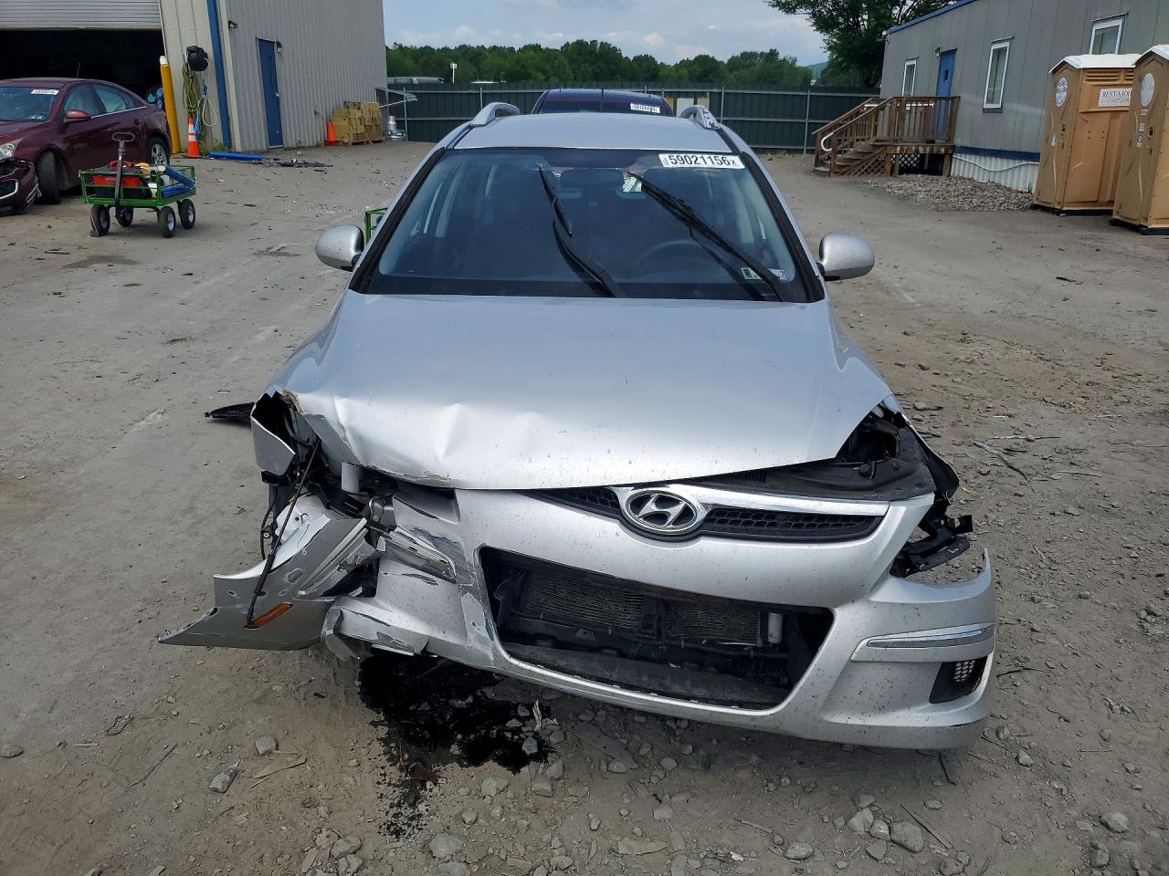 2012 Hyundai Elantra Touring Gls Silver vin: KMHDC8AEXCU155794