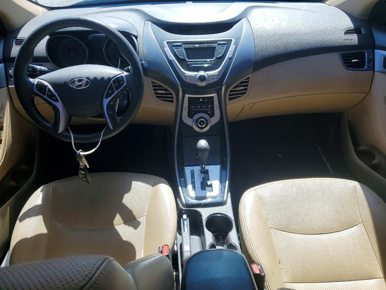 2011 Hyundai Elantra Gls Red vin: KMHDH4AE0BU090916