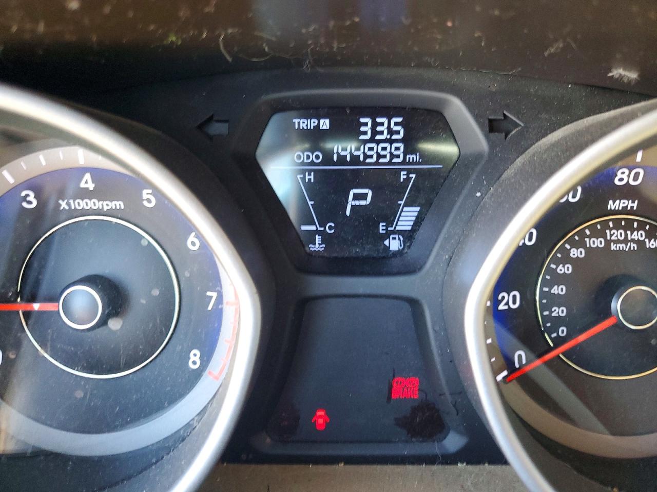 2011 Hyundai Elantra Gls Red vin: KMHDH4AE0BU090916