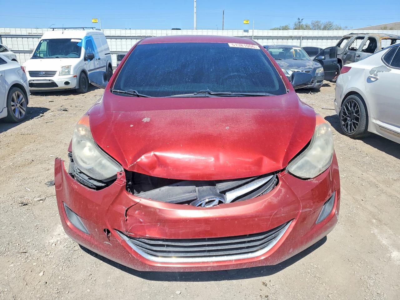 2011 Hyundai Elantra Gls Red vin: KMHDH4AE0BU090916