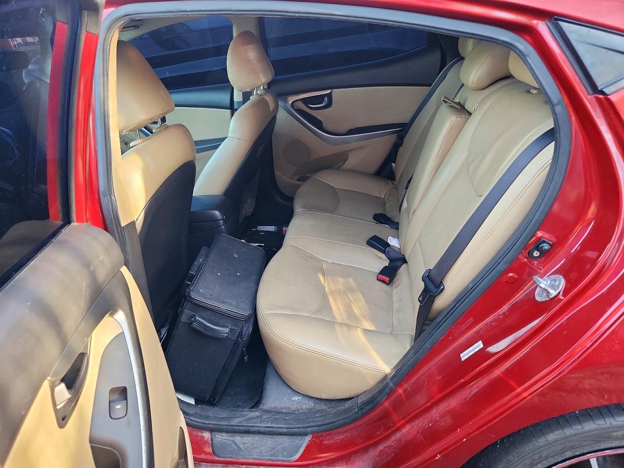 2011 Hyundai Elantra Gls Red vin: KMHDH4AE0BU090916