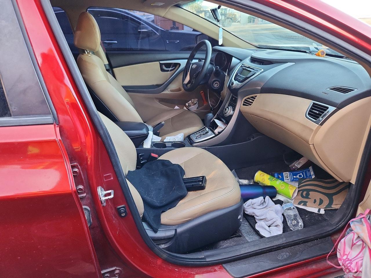 2011 Hyundai Elantra Gls Red vin: KMHDH4AE0BU090916