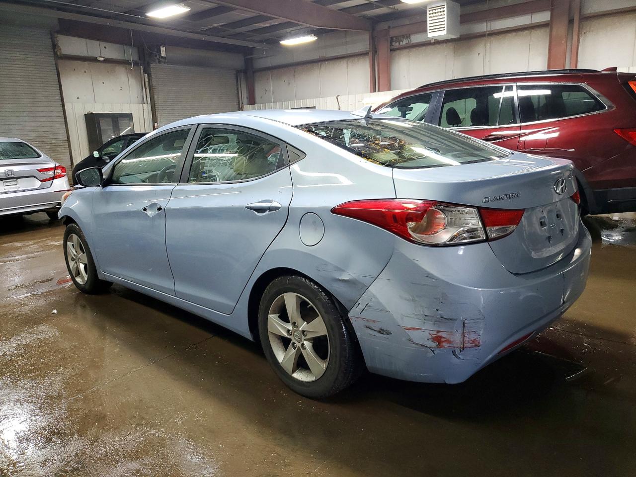 2011 Hyundai Elantra Gls Синий vin: KMHDH4AE0BU099423