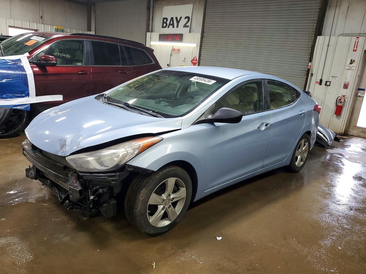 2011 Hyundai Elantra Gls Синий vin: KMHDH4AE0BU099423