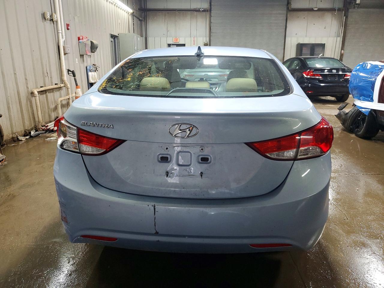 2011 Hyundai Elantra Gls Синий vin: KMHDH4AE0BU099423