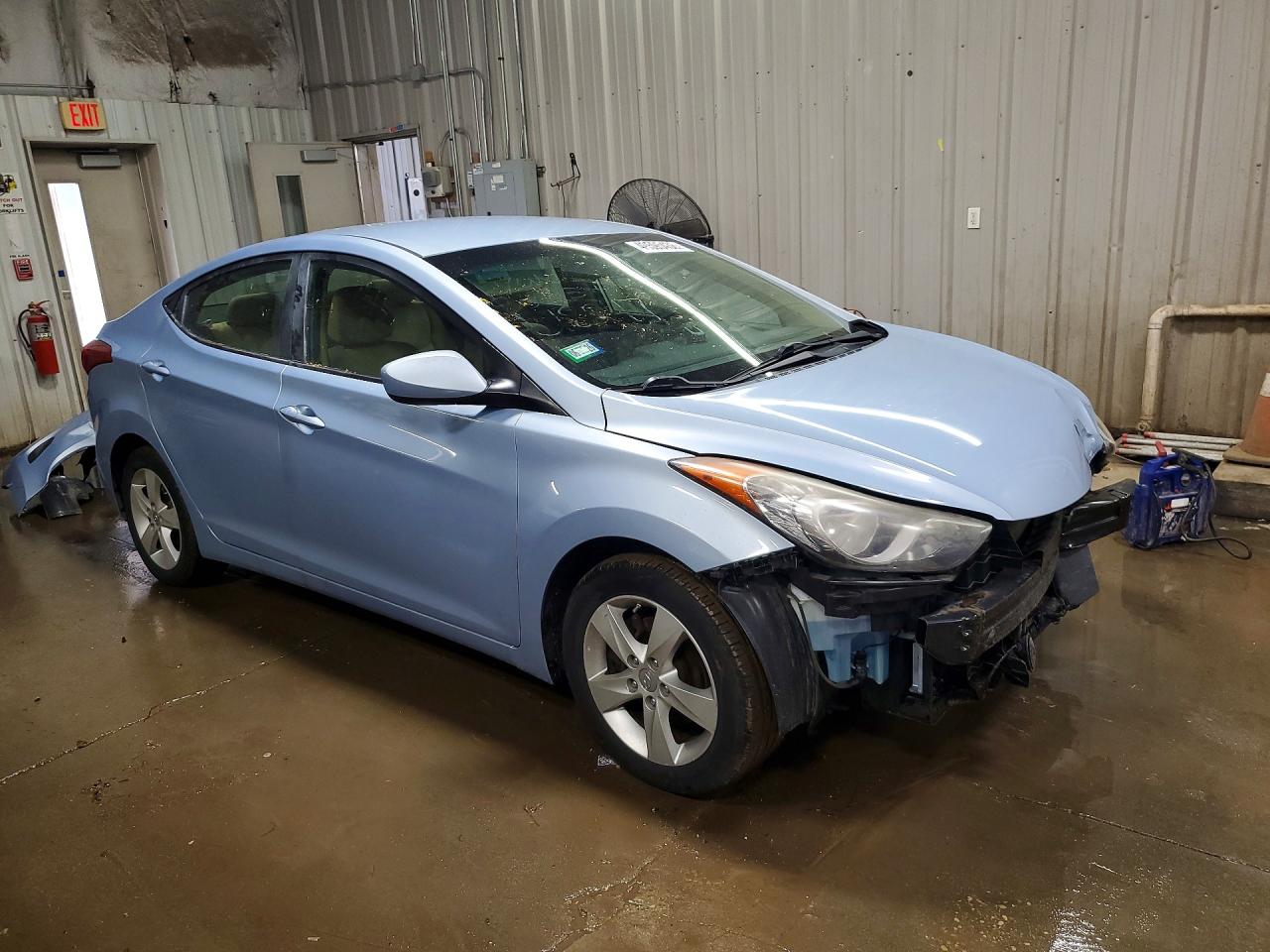 2011 Hyundai Elantra Gls Синий vin: KMHDH4AE0BU099423