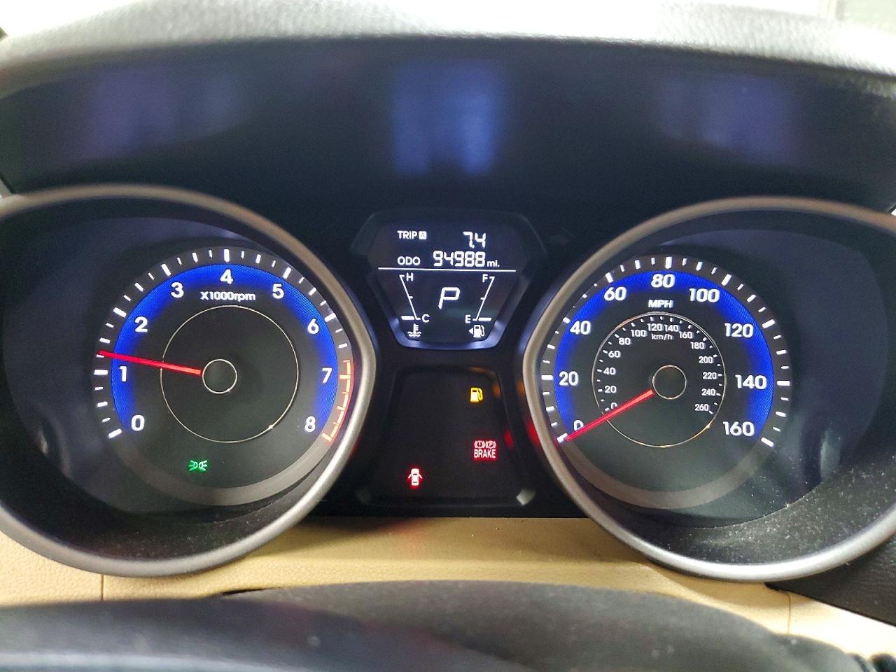2011 Hyundai Elantra Gls Синий vin: KMHDH4AE0BU099423