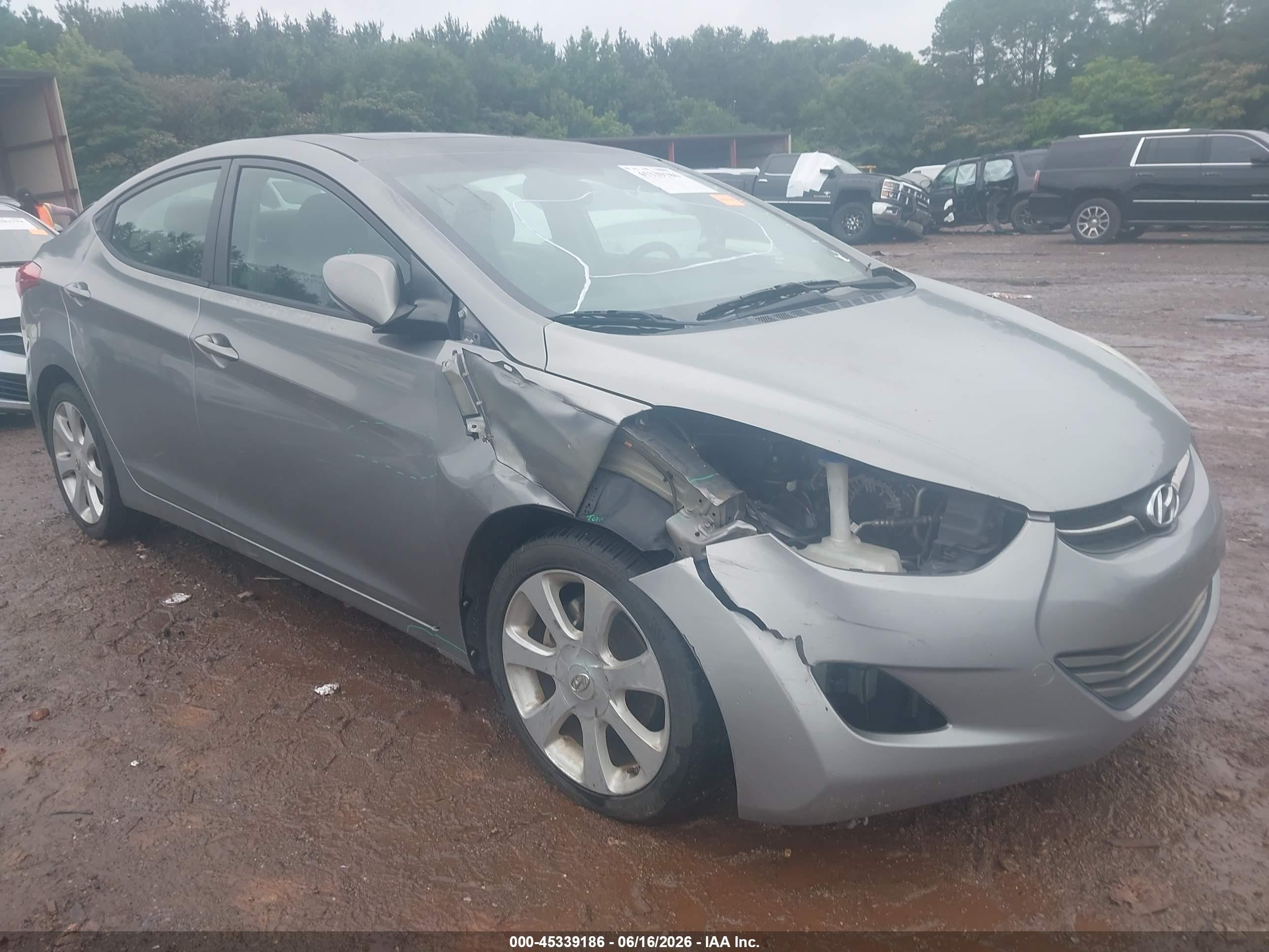 2011 Hyundai Elantra Limited (ulsan Plant) Silver vin: KMHDH4AE0BU101221