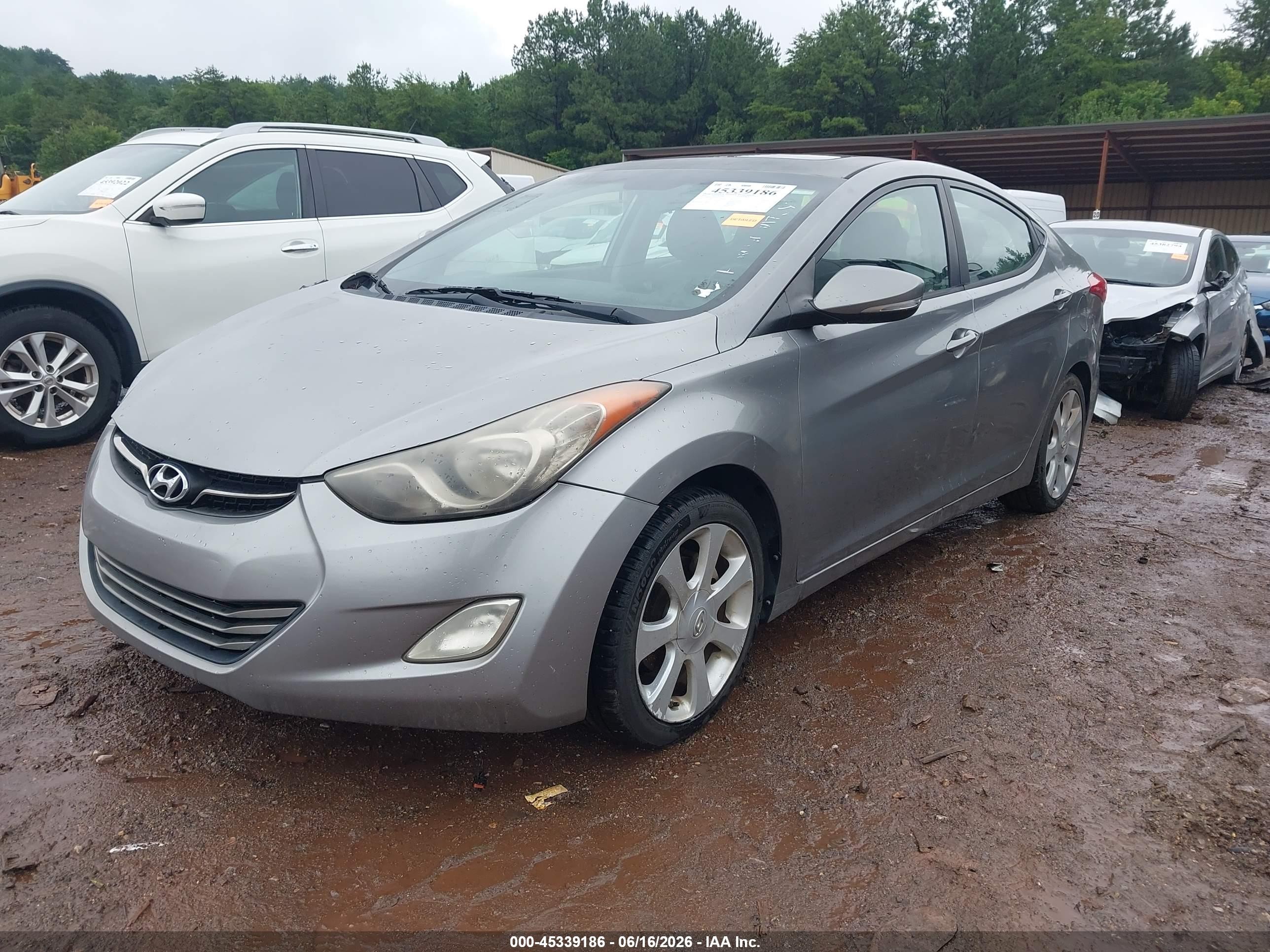 2011 Hyundai Elantra Limited (ulsan Plant) Silver vin: KMHDH4AE0BU101221