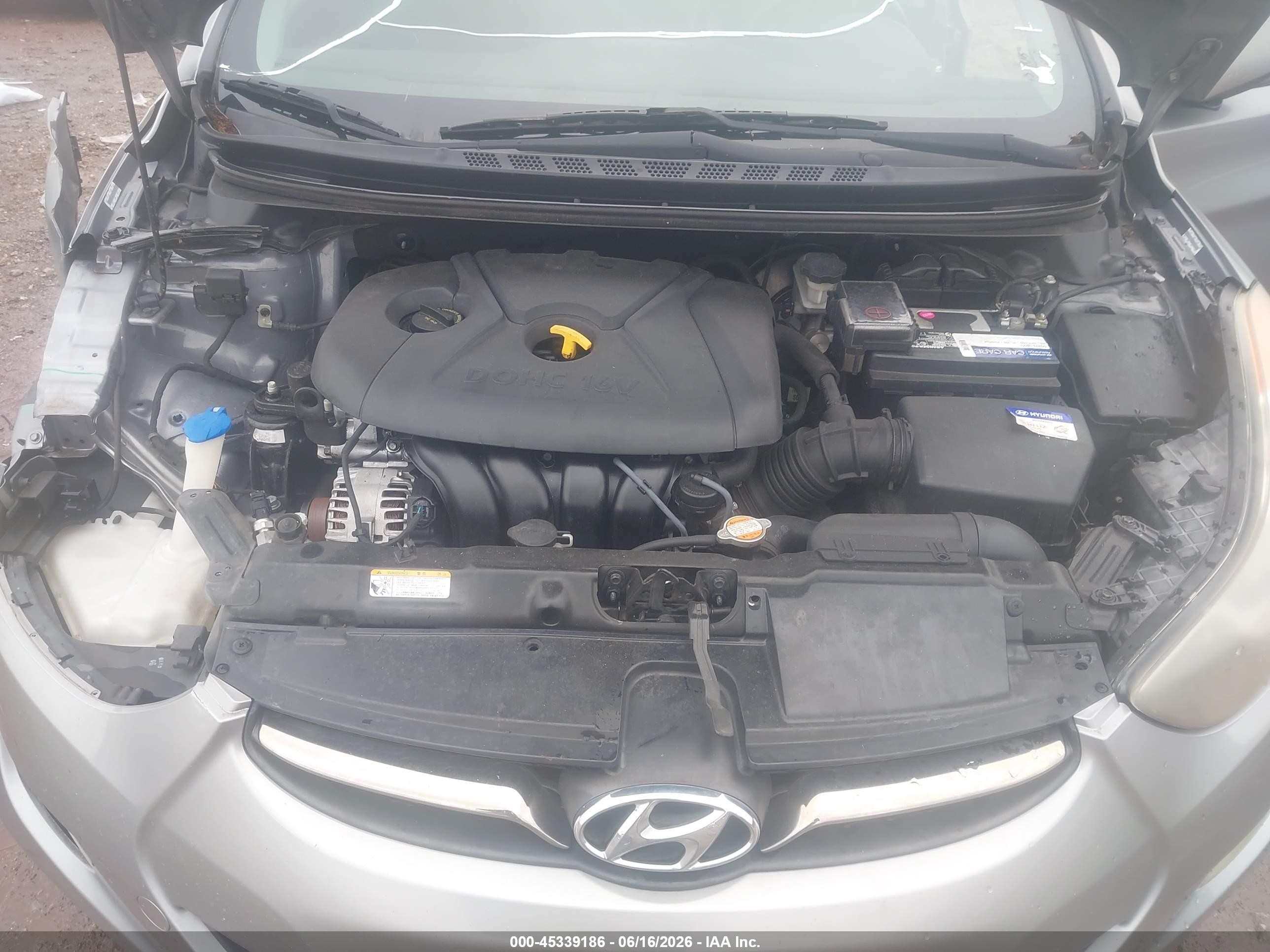 2011 Hyundai Elantra Limited (ulsan Plant) Silver vin: KMHDH4AE0BU101221