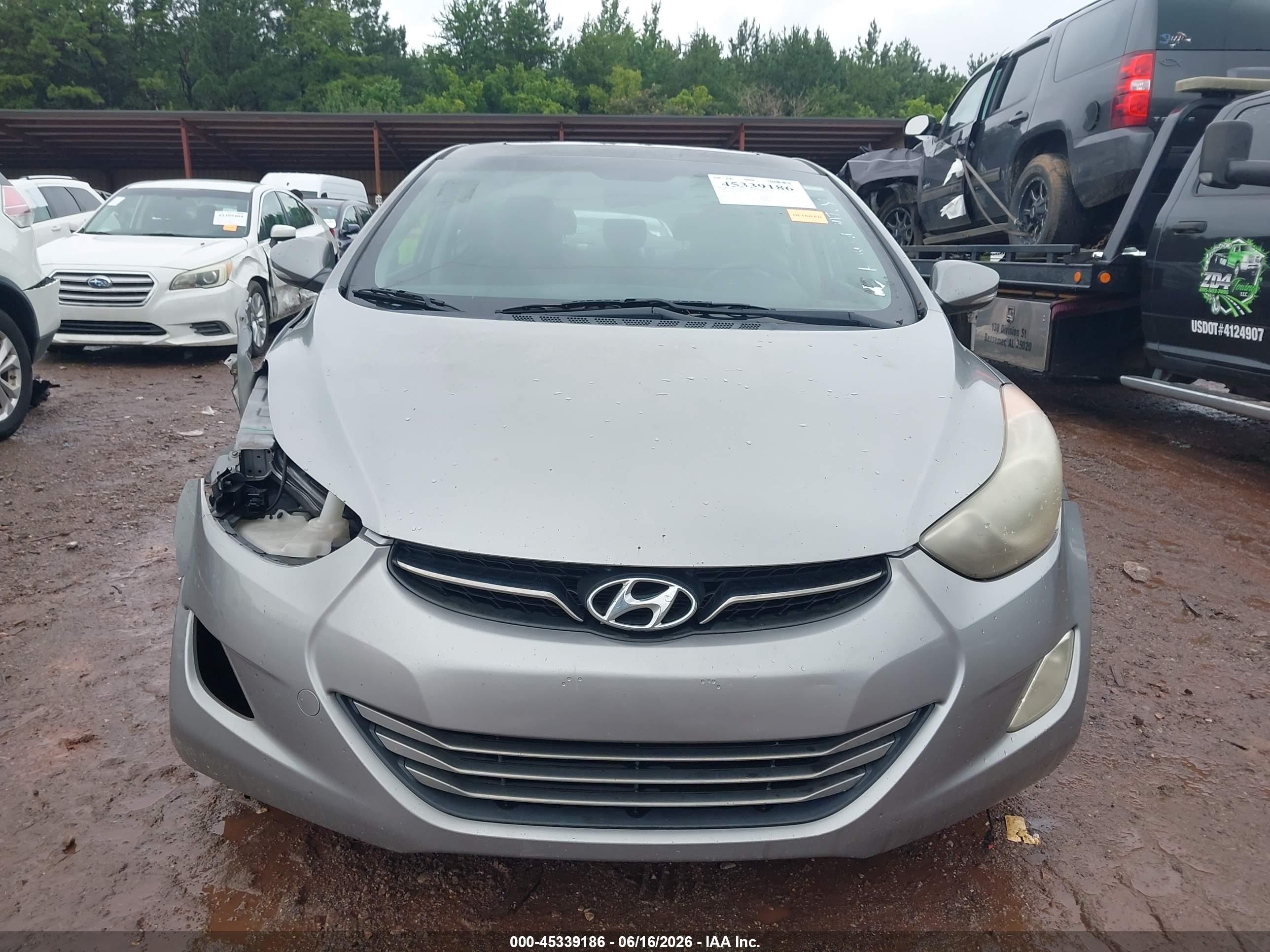 2011 Hyundai Elantra Limited (ulsan Plant) Silver vin: KMHDH4AE0BU101221