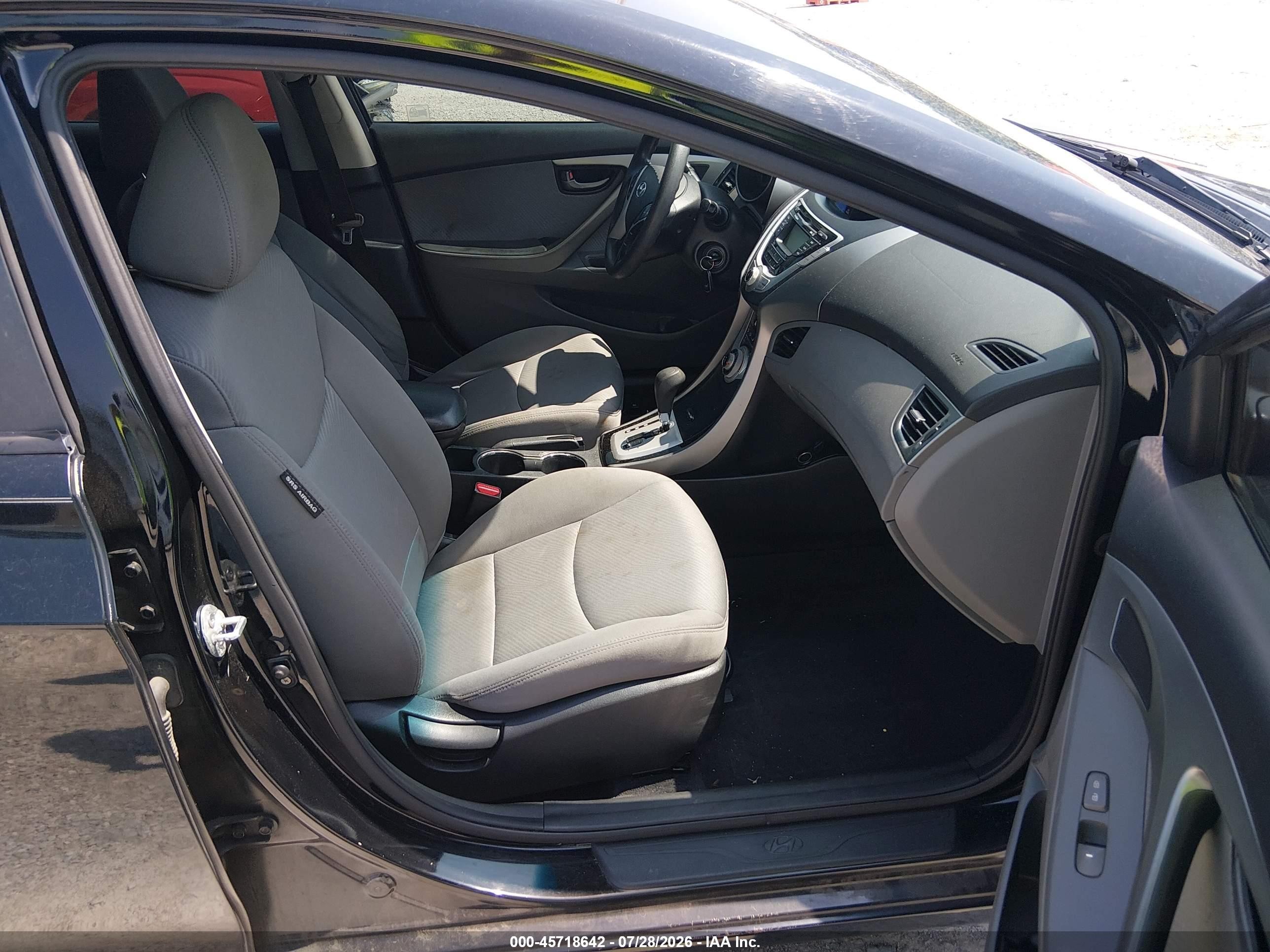 2011 Hyundai Elantra Gls/limited Black vin: KMHDH4AE0BU104751