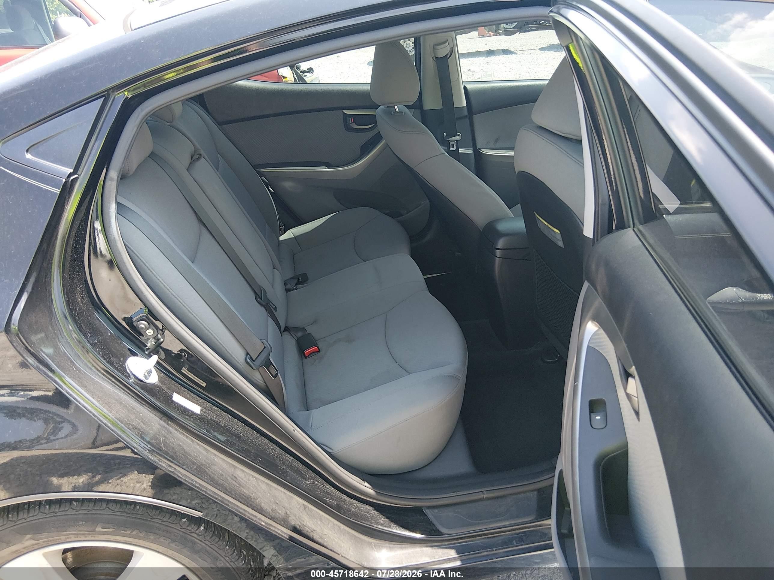 2011 Hyundai Elantra Gls/limited Black vin: KMHDH4AE0BU104751