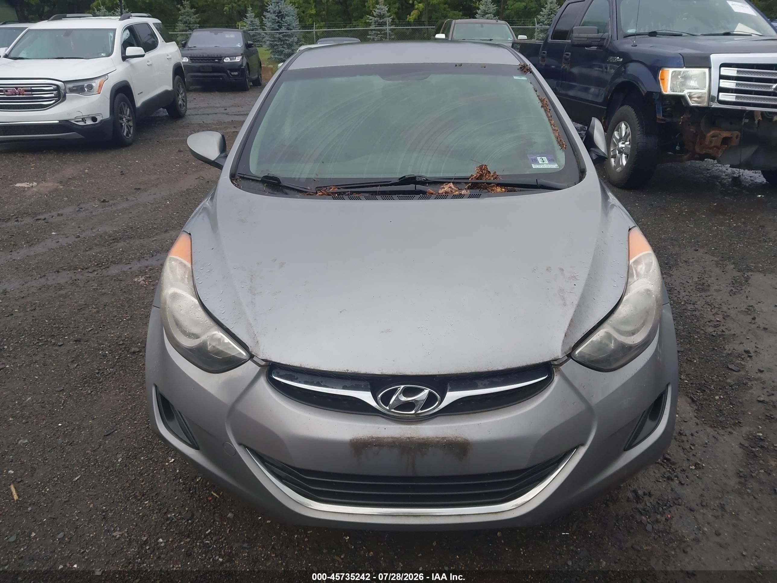 2011 Hyundai Elantra Gls (ulsan Plant) Silver vin: KMHDH4AE0BU107603