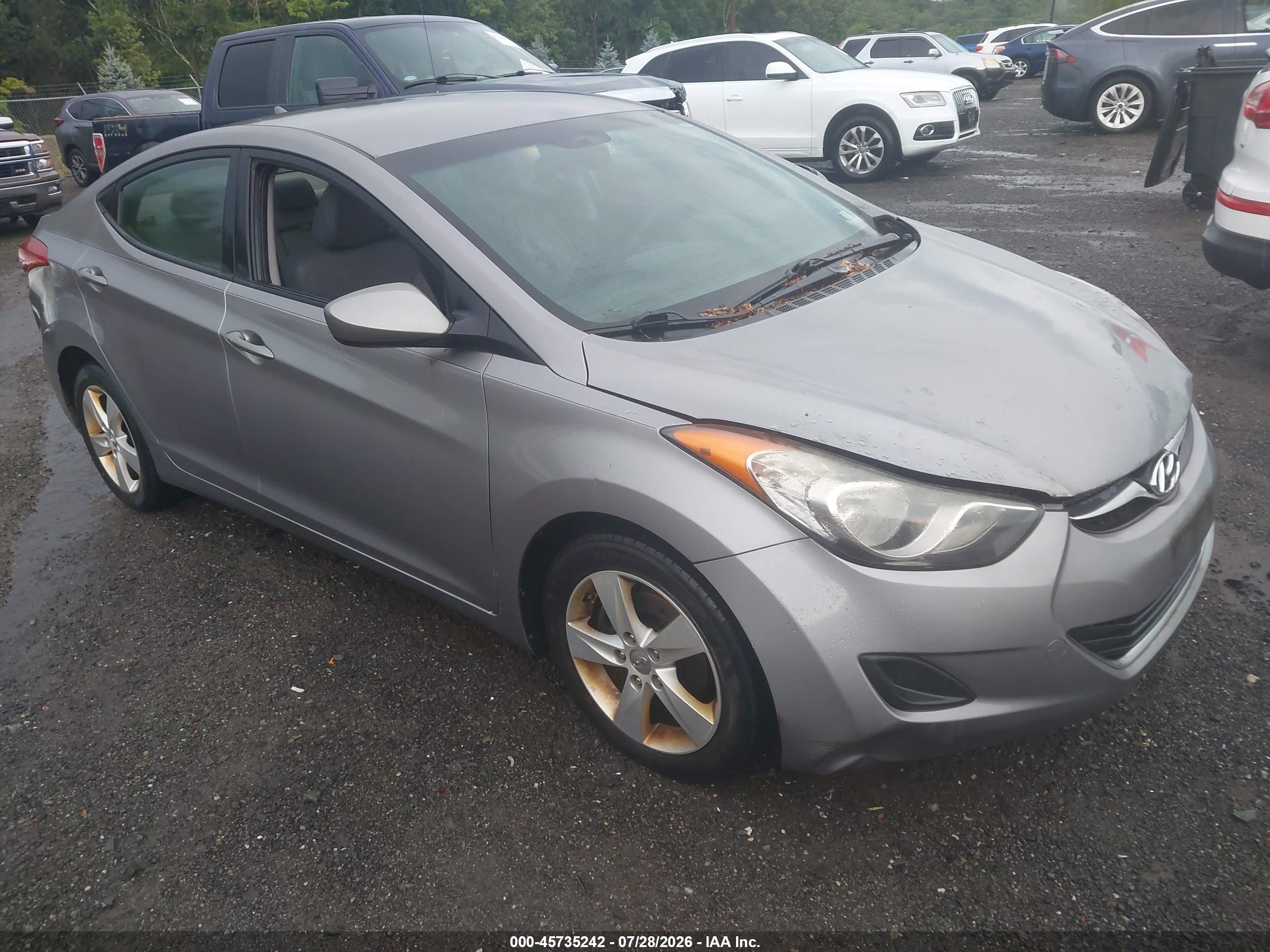 2011 Hyundai Elantra Gls (ulsan Plant) Silver vin: KMHDH4AE0BU107603