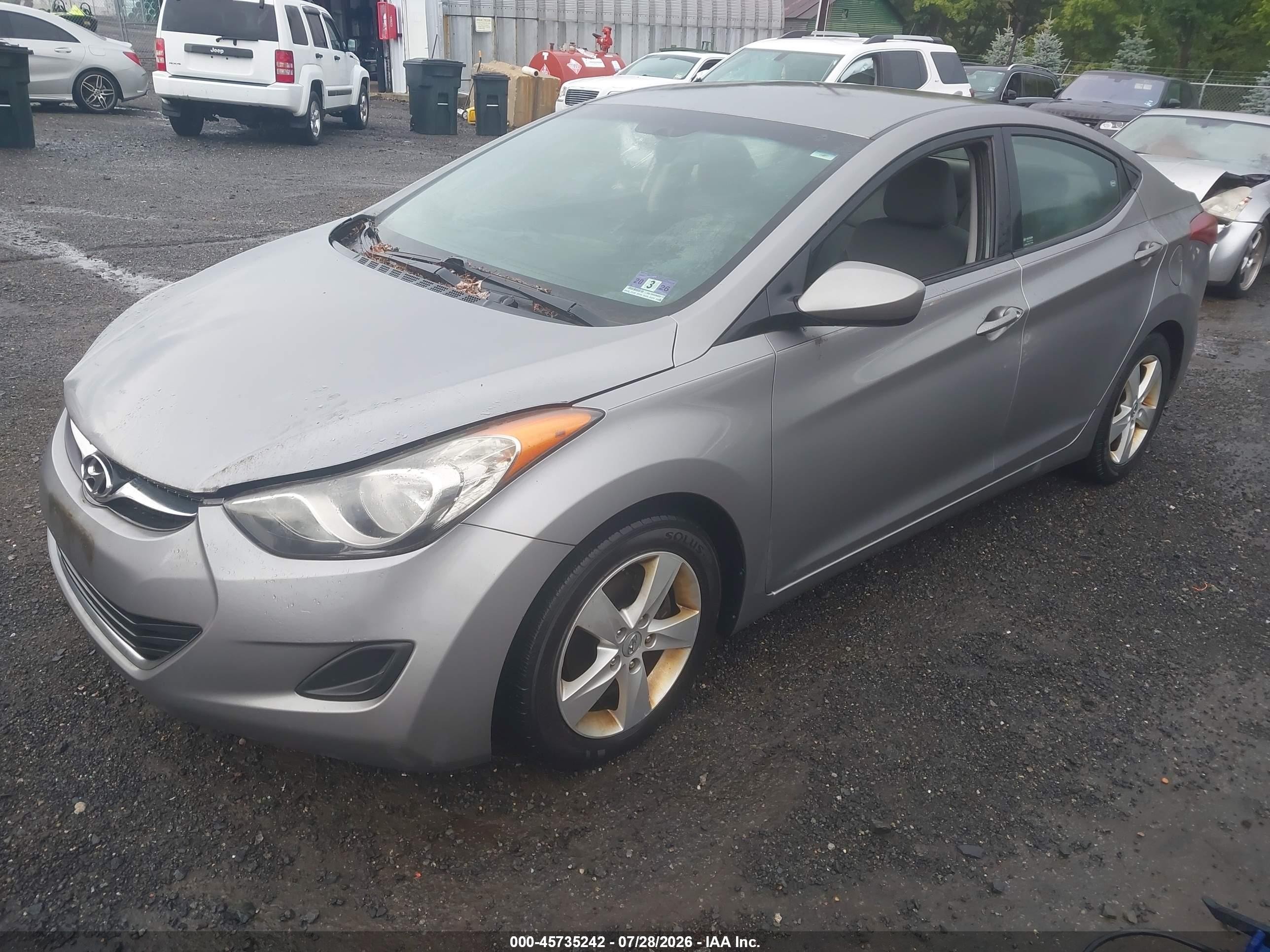 2011 Hyundai Elantra Gls (ulsan Plant) Silver vin: KMHDH4AE0BU107603