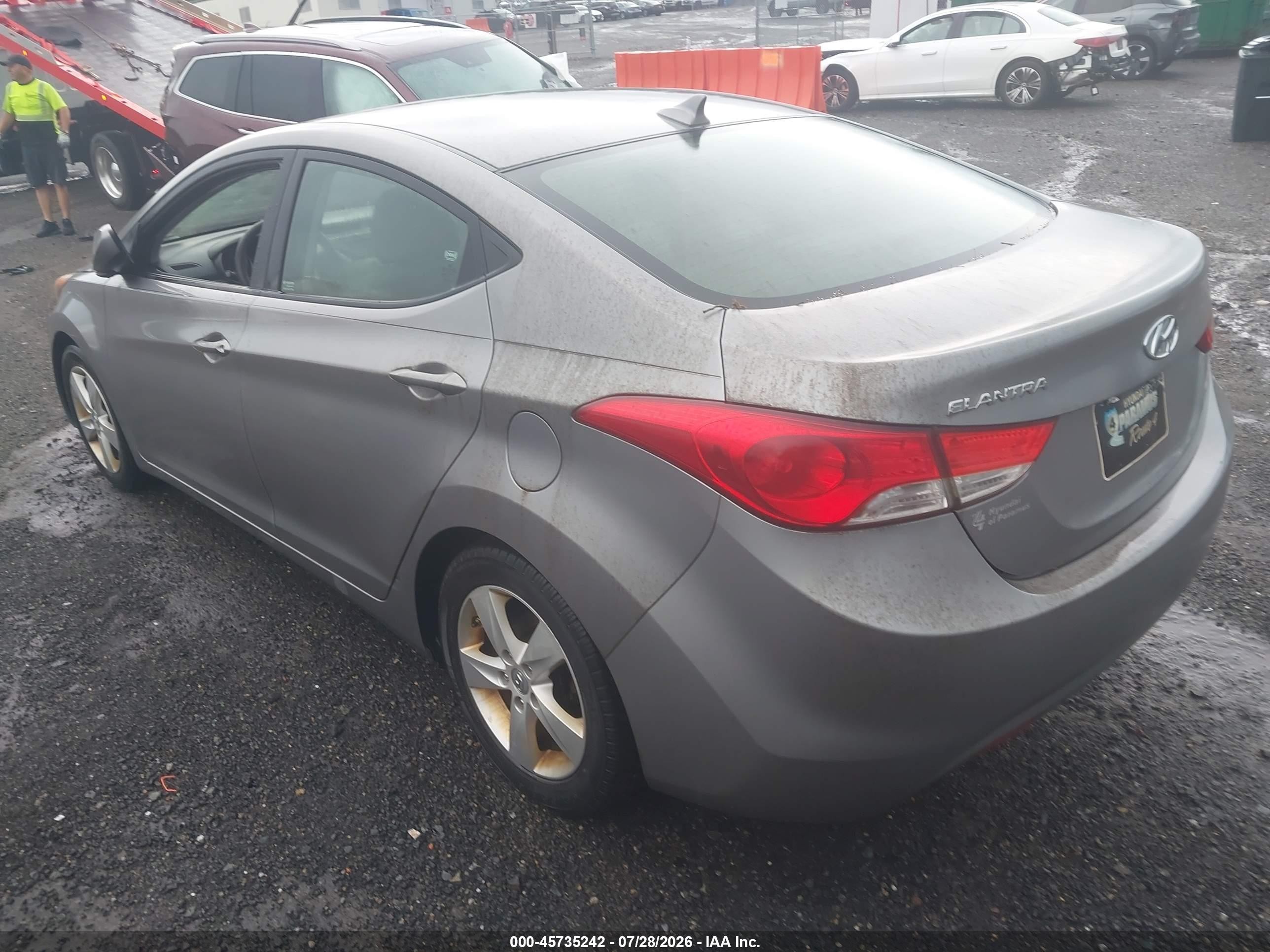 2011 Hyundai Elantra Gls (ulsan Plant) Silver vin: KMHDH4AE0BU107603