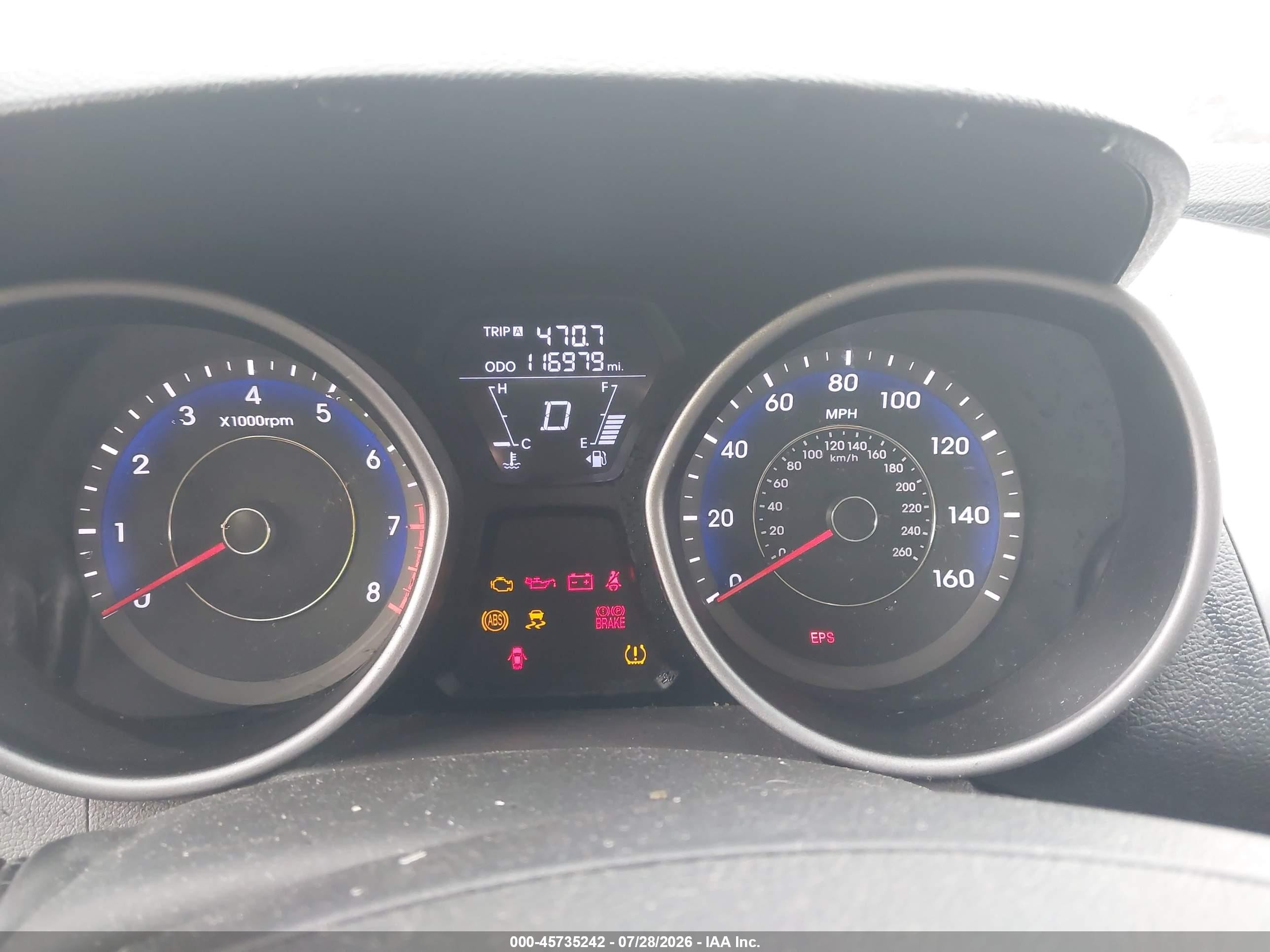 2011 Hyundai Elantra Gls (ulsan Plant) Silver vin: KMHDH4AE0BU107603