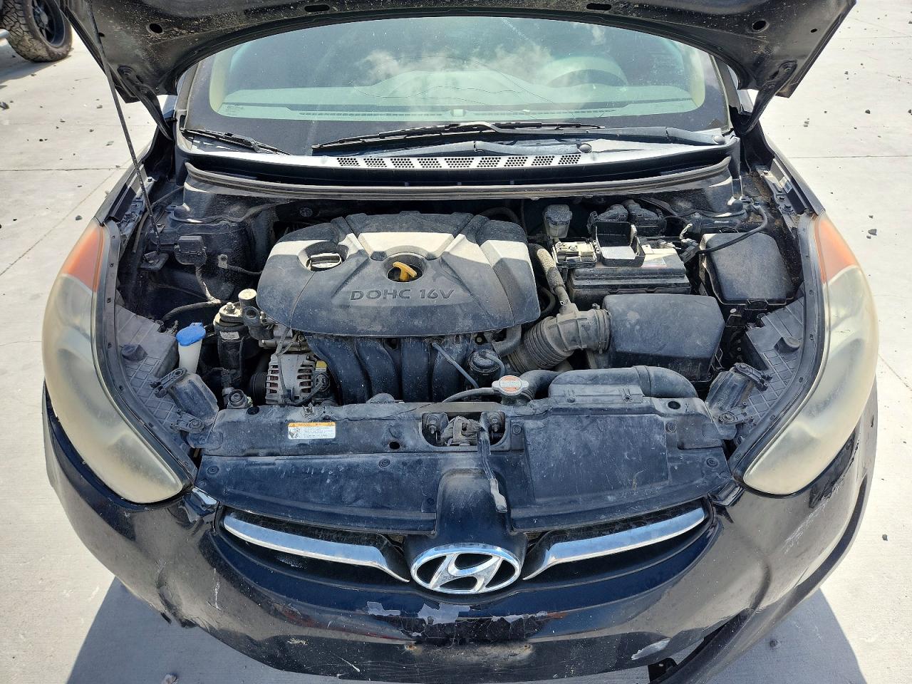 2011 Hyundai Elantra Limited Black vin: KMHDH4AE0BU107813