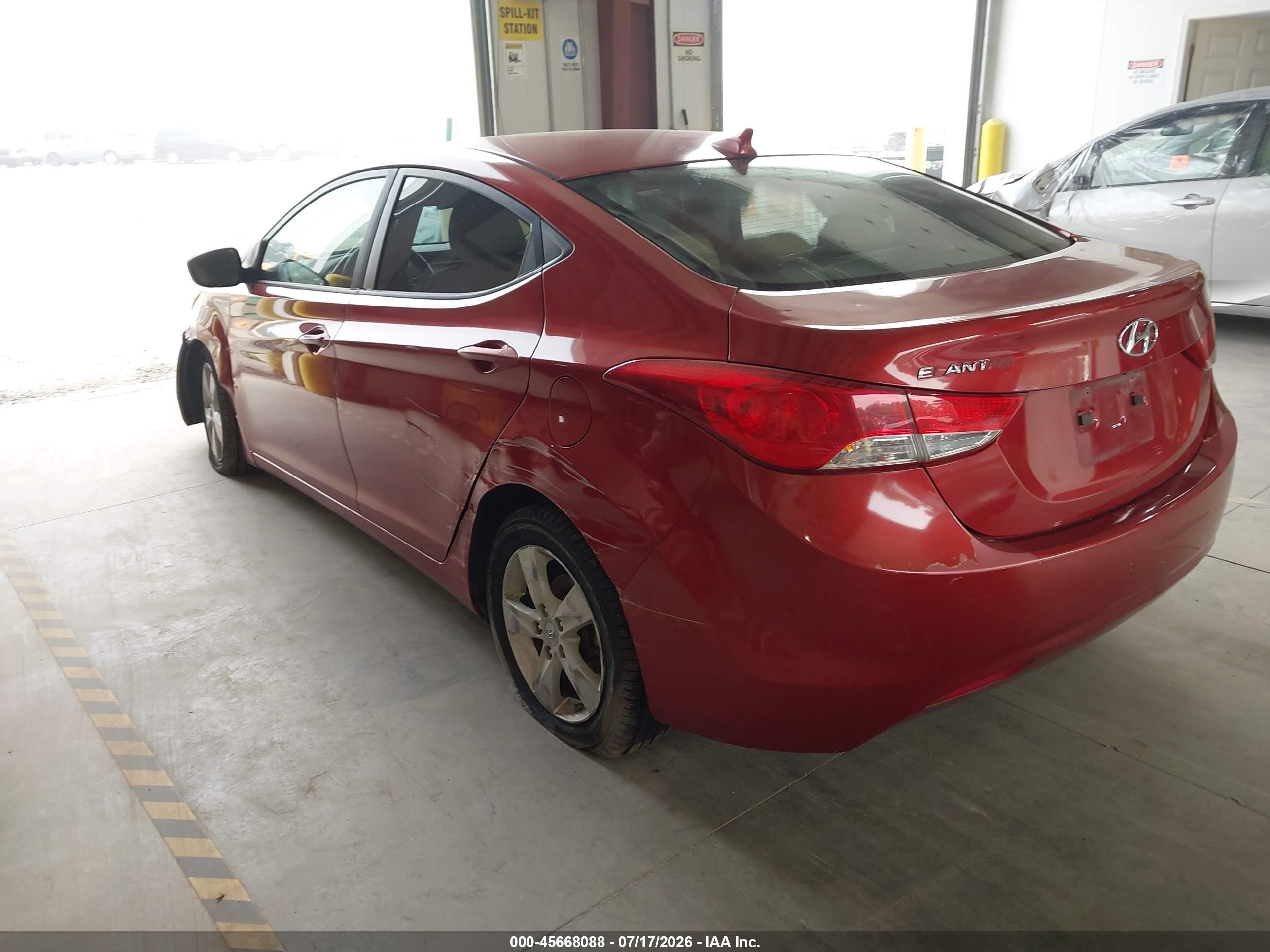 2011 Hyundai Elantra Gls (ulsan Plant) Красный vin: KMHDH4AE0BU117077