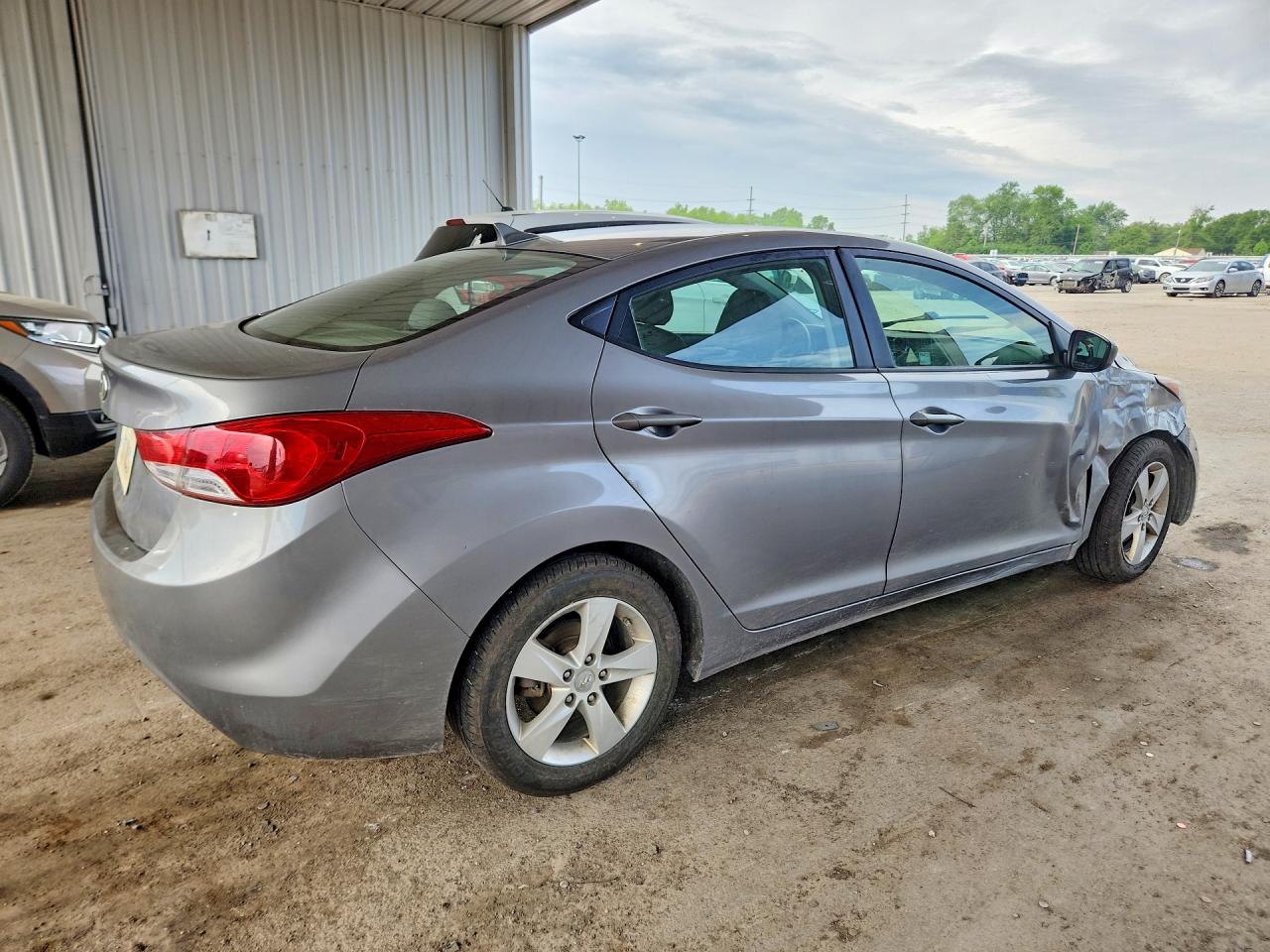 2011 Hyundai Elantra Gls Gray vin: KMHDH4AE0BU117127